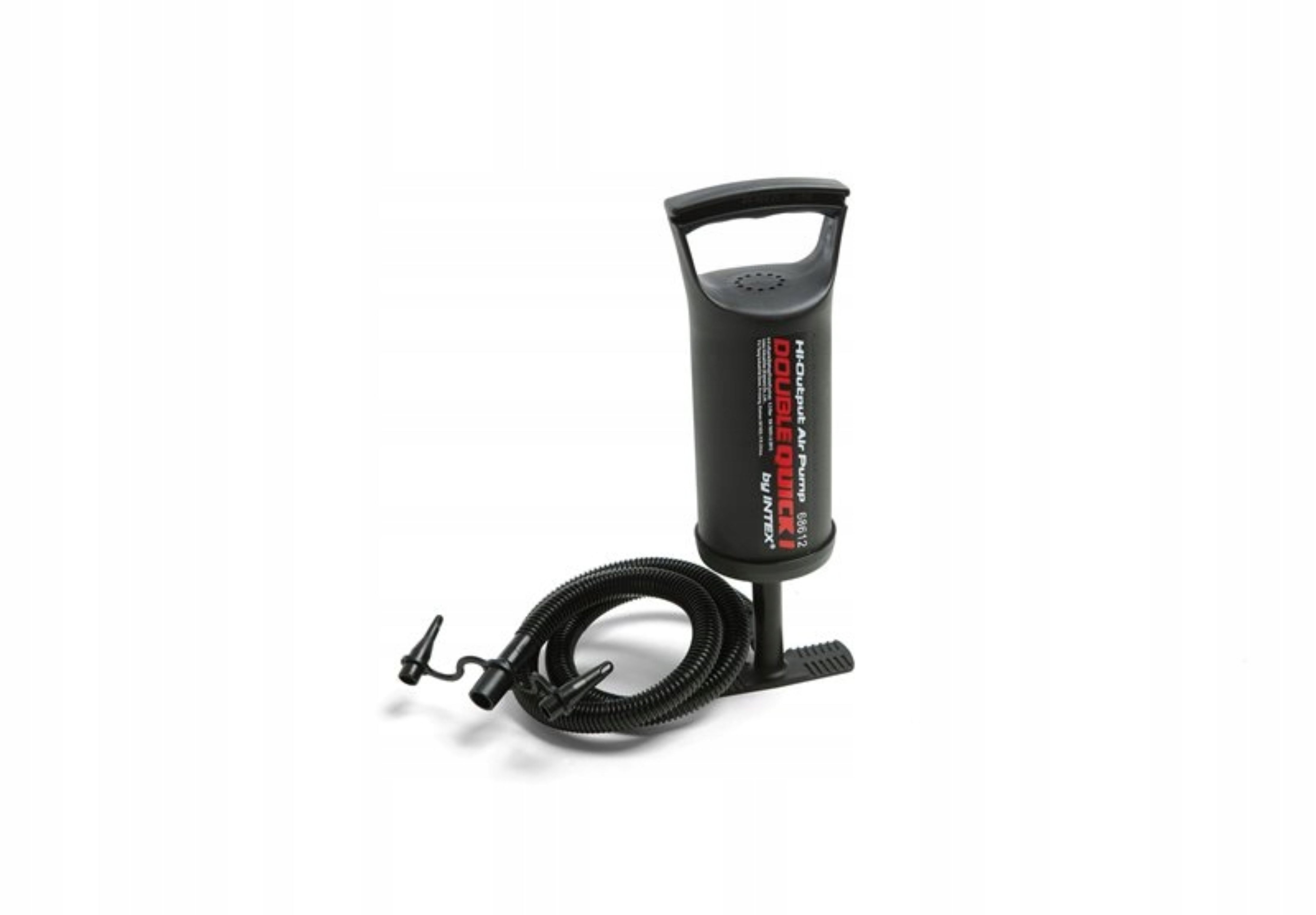 Intex Handpumpe INTEX Handpumpe 29 cm Double Quick Luftpumpe mit 3 Adaptern (1-tlg)