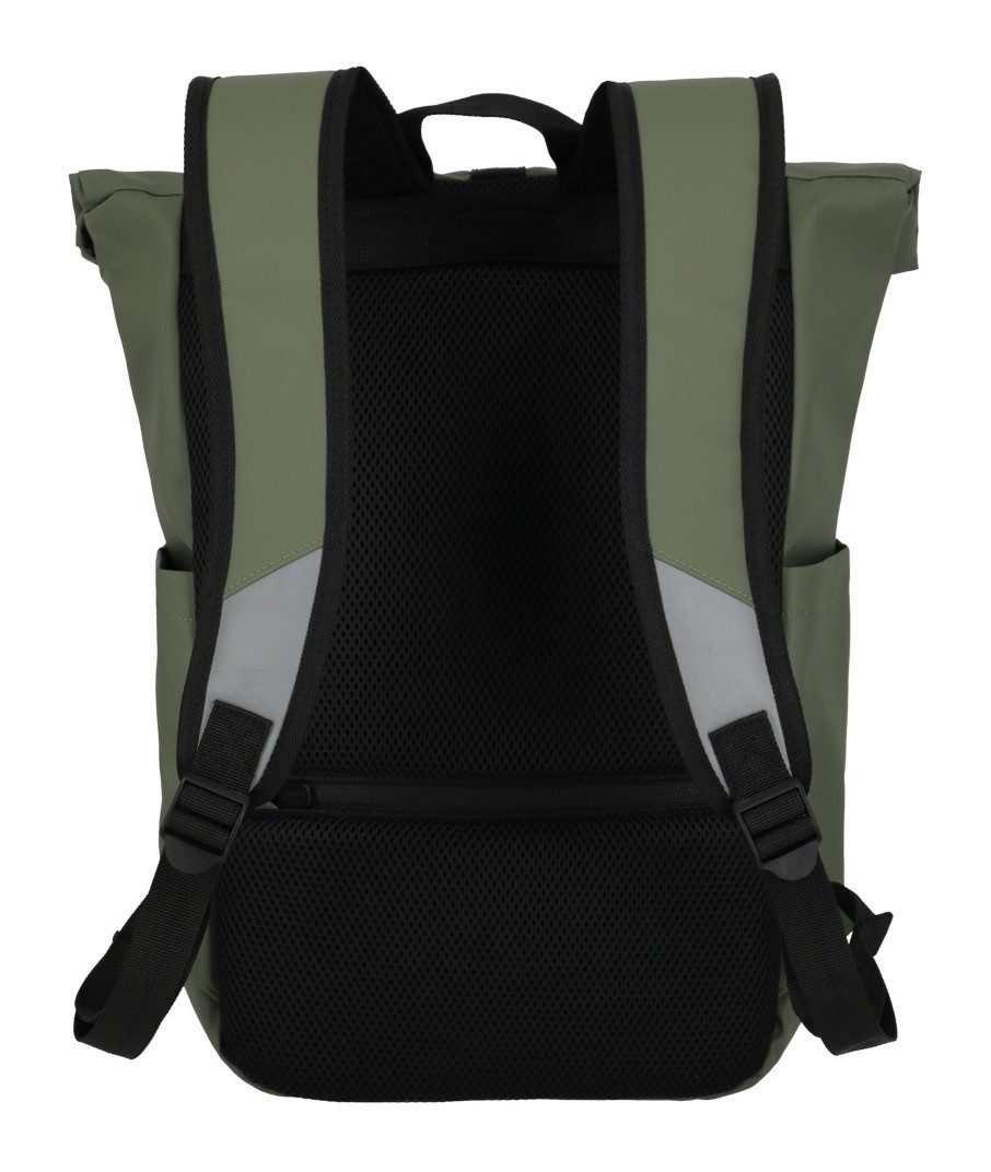 travelite Freizeitrucksack BASICS Roll-Up Rucksack aus Plane, mit variablem Roll-Up-Verschluss