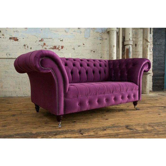 JVmoebel Chesterfield-Sofa Chesterfield Design Luxus Polster Sofa Couch Sitz Garnitur