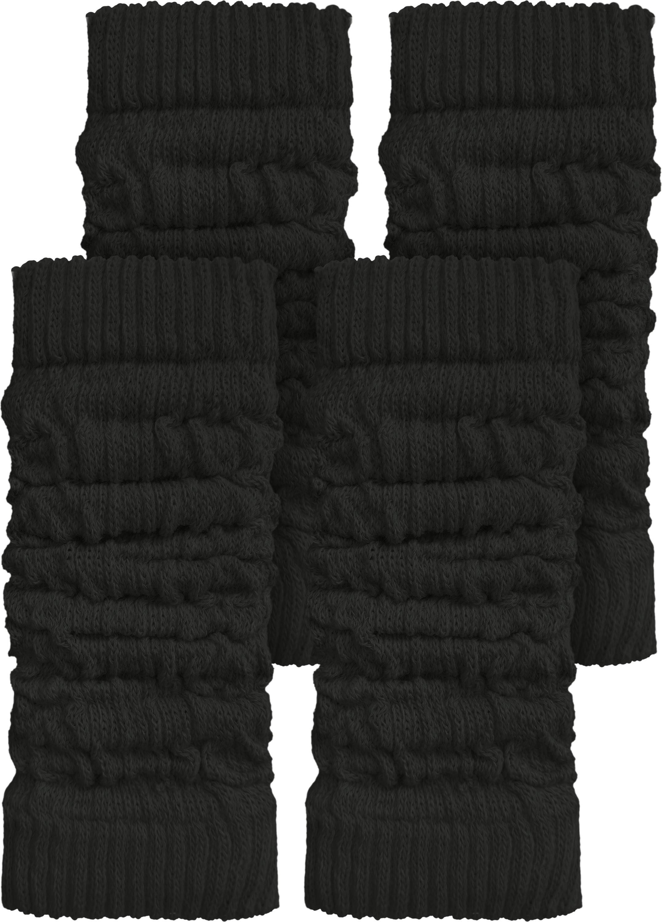 normani Beinstulpen 2 Paar Strickstulpen mit wärmender Wolle modische Strickstulpen