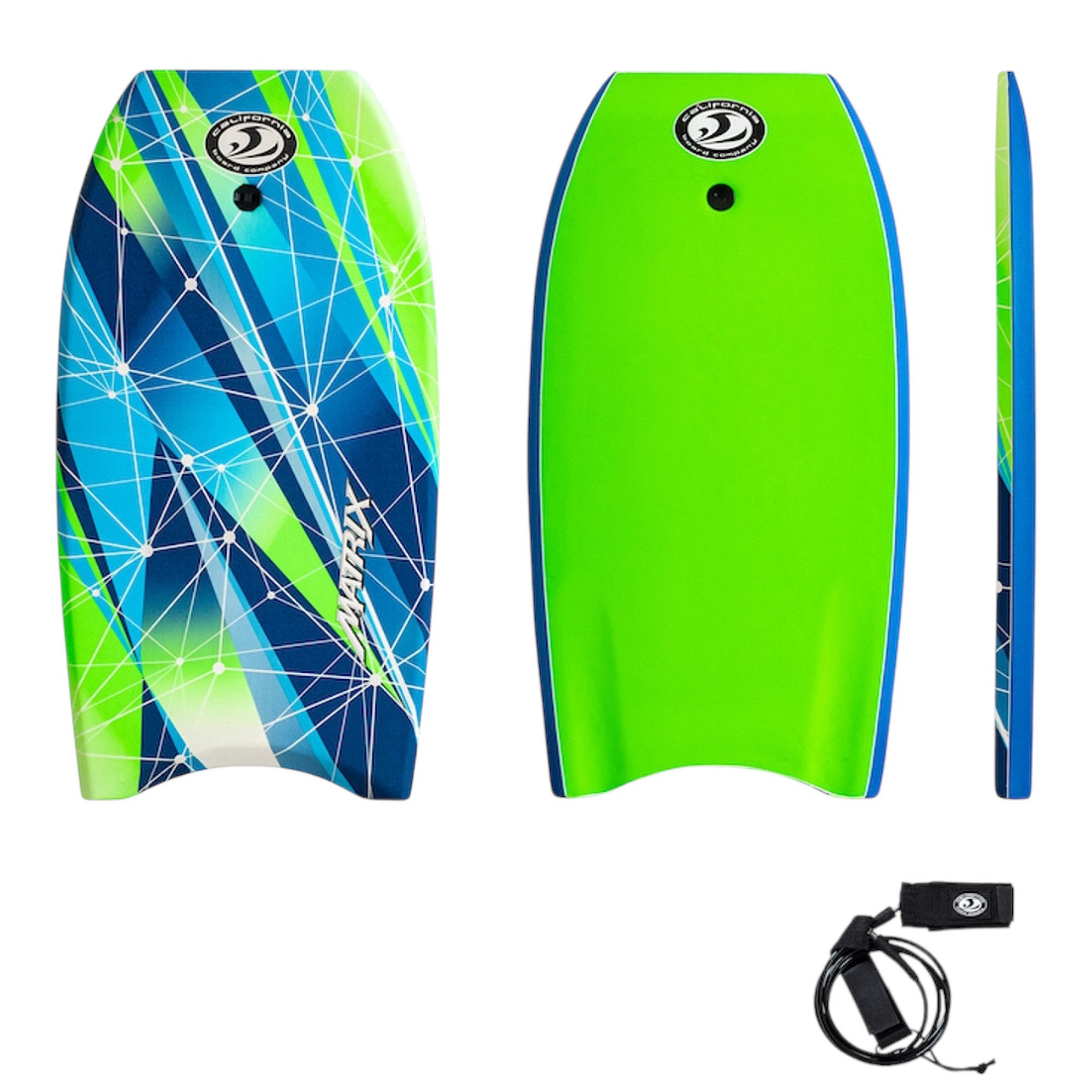 SUP-Board CBC MATRIX Bodyboard 41.5 Zoll Surfboard Bodysurfen Wassersport Leash