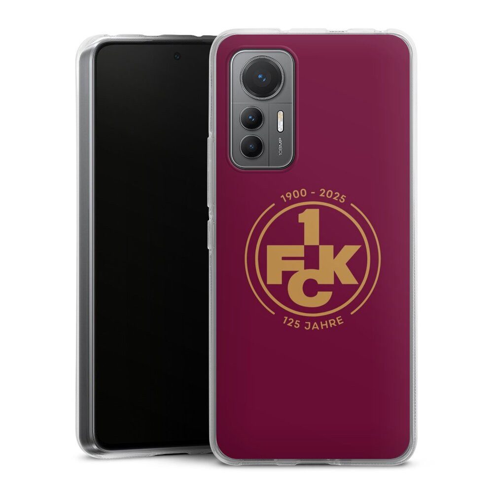 DeinDesign Handyhülle 1. FC Kaiserslautern 1. FCK 125 Jahre 1. FCK 125. Jubiläum, Xiaomi 12 Lite 5G Silikon Hülle Bumper Case Handy Schutzhülle