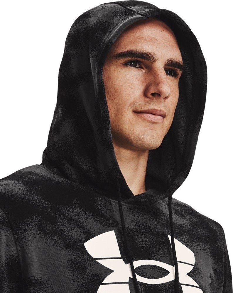 Under Armour® 001 French Hoodie Black aus Rival UA Terry Kapuzenpullover