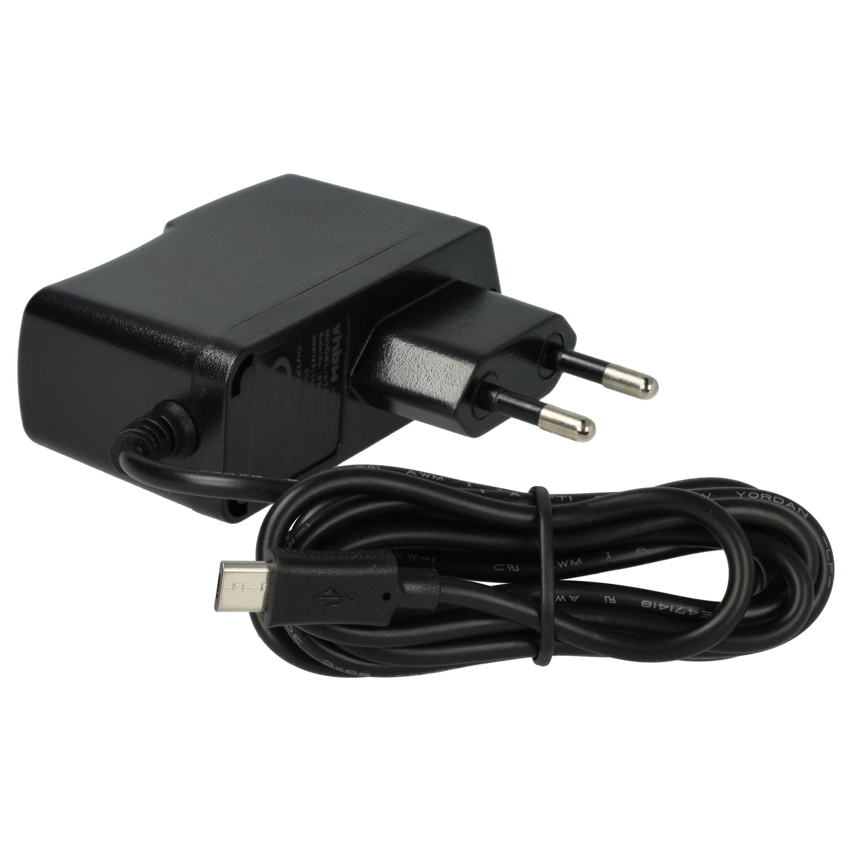 vhbw passend für Philips Avent SCD923/26, SCD921/26 Babyphone USB-Ladegerät (Effizientes Micro USB Schnell-Ladekabel mit Netzteil, Zum Aufladen)