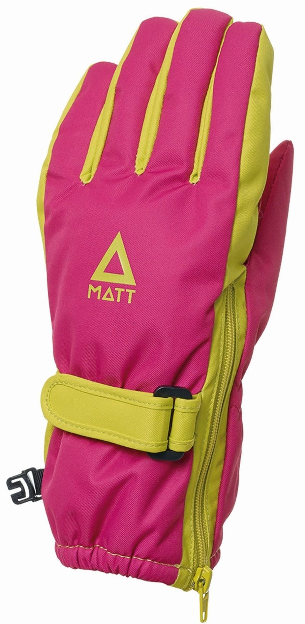 MATT Lederhandschuhe Matt Fingerhandschuhe Kids Winterhandschuh