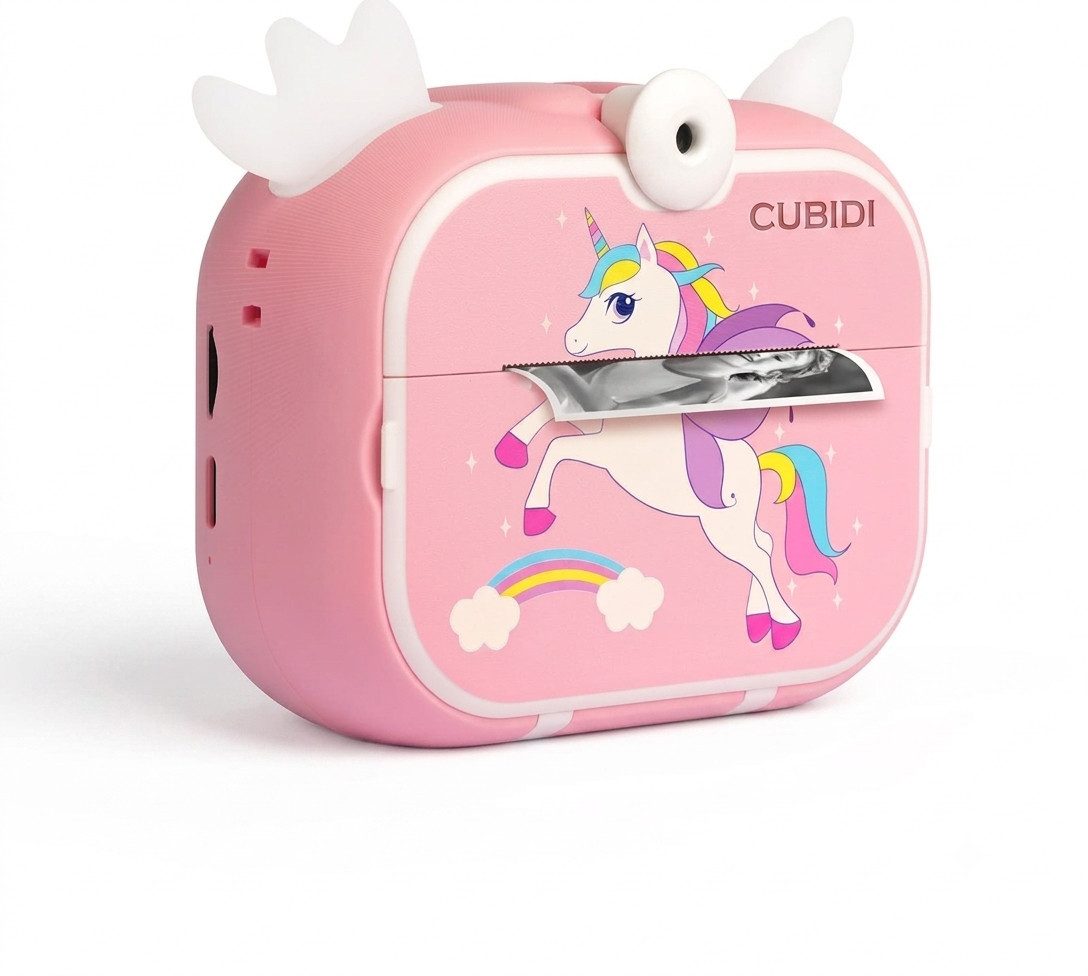 TSE CUBIDI Kinder Sofortbildkamera 48MP mit Druckfunktion 32GB HD Kinderkamera