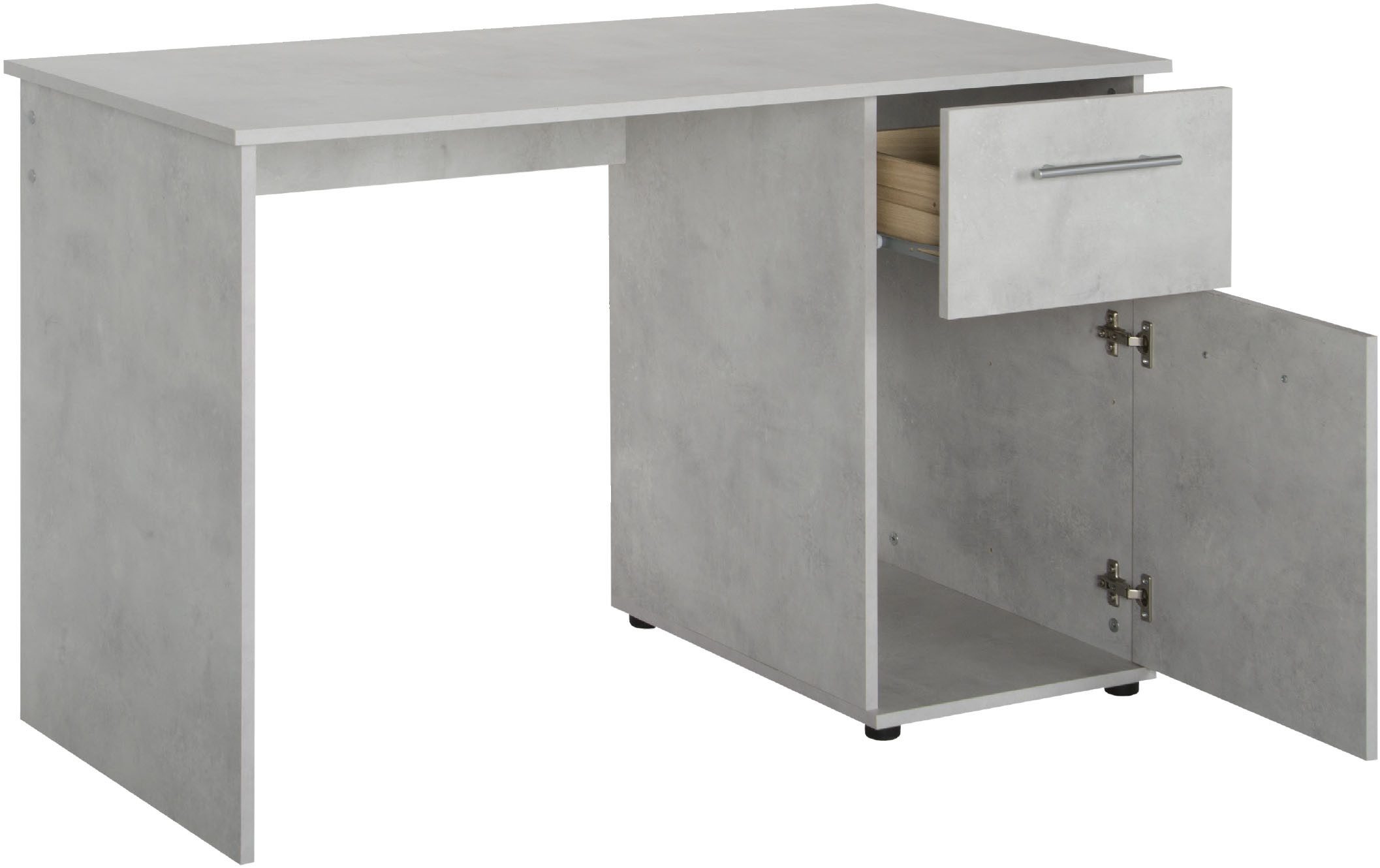 VOGL Möbelfabrik Schreibtisch Tobi, mit einer Tür und einem Schubkasten, optional mit Tastaturauszug, Breite 115 cm