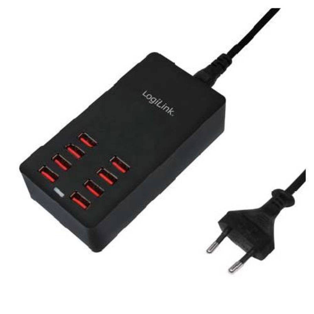 USB Tischladeadapter, 8x USB-Port, 44W USB-Ladegerät