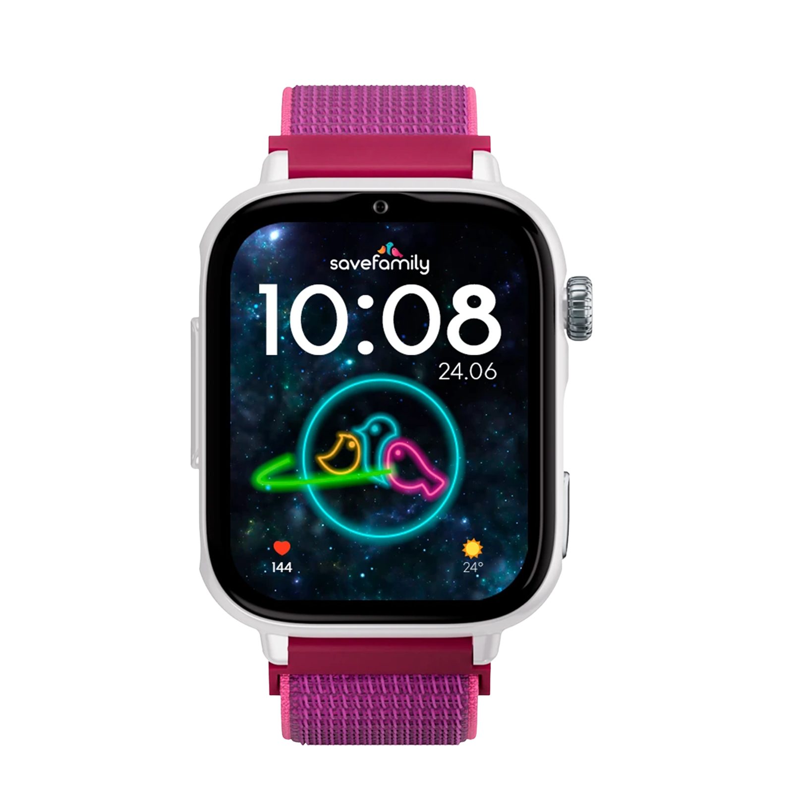 SaveFamily SaveWatch Plus 2 Nano SIM Kinderuhr, GPS, SOS Knopf Smartwatch, SOS-Funktion, GPS, Schulmodus und 2 MP Kamera