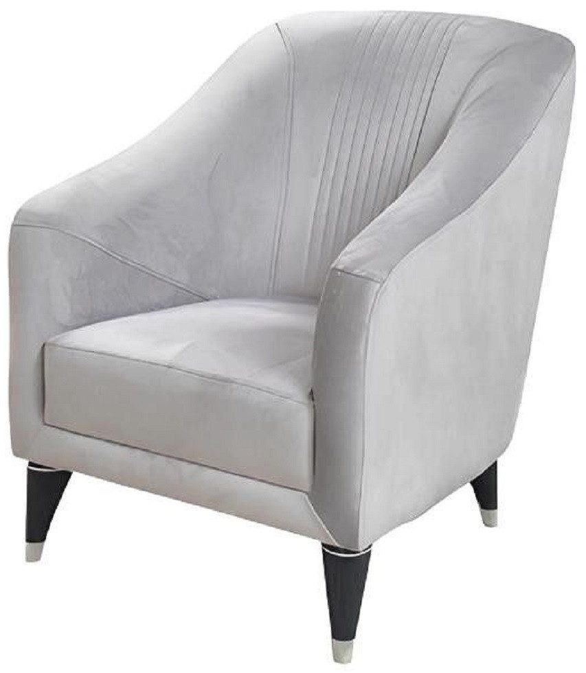 Loungesessel Luxuriöser Sessel mit hochwertigem Textilbezug in modernem Design