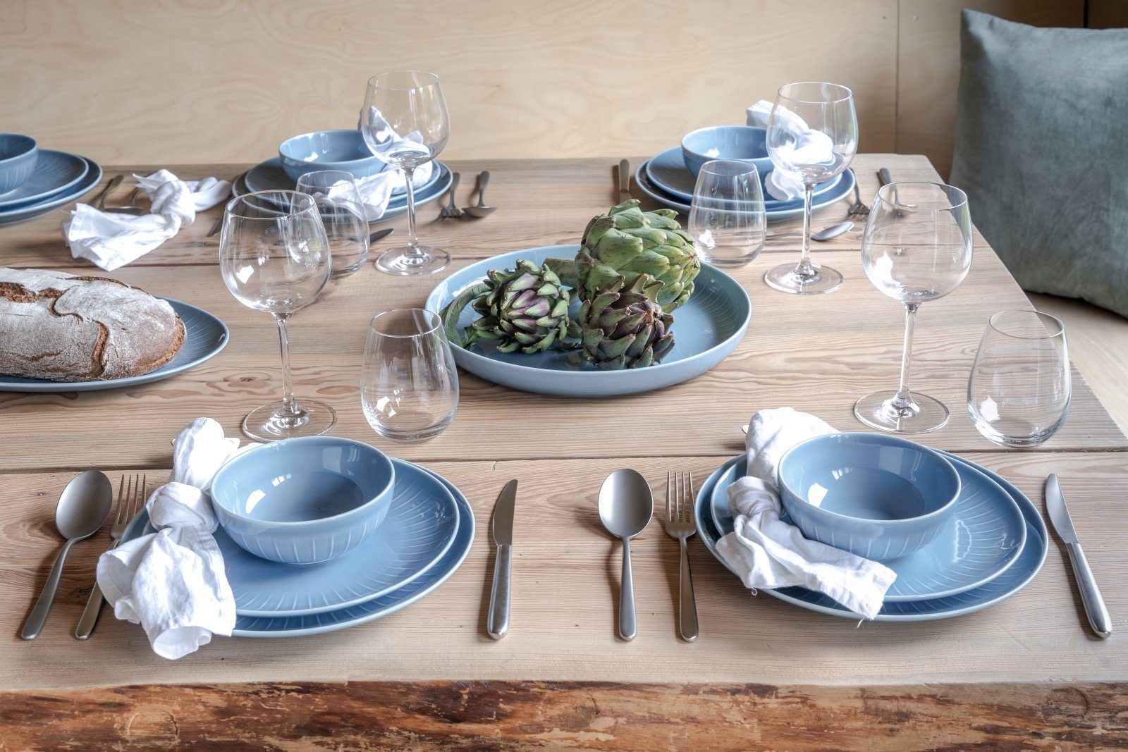 Rosenthal Dipschale Joyn Denim Blue Suppenschale 19 cm, Porzellan, (Suppenschalen), Schalen / Schälchen / Schüsseln