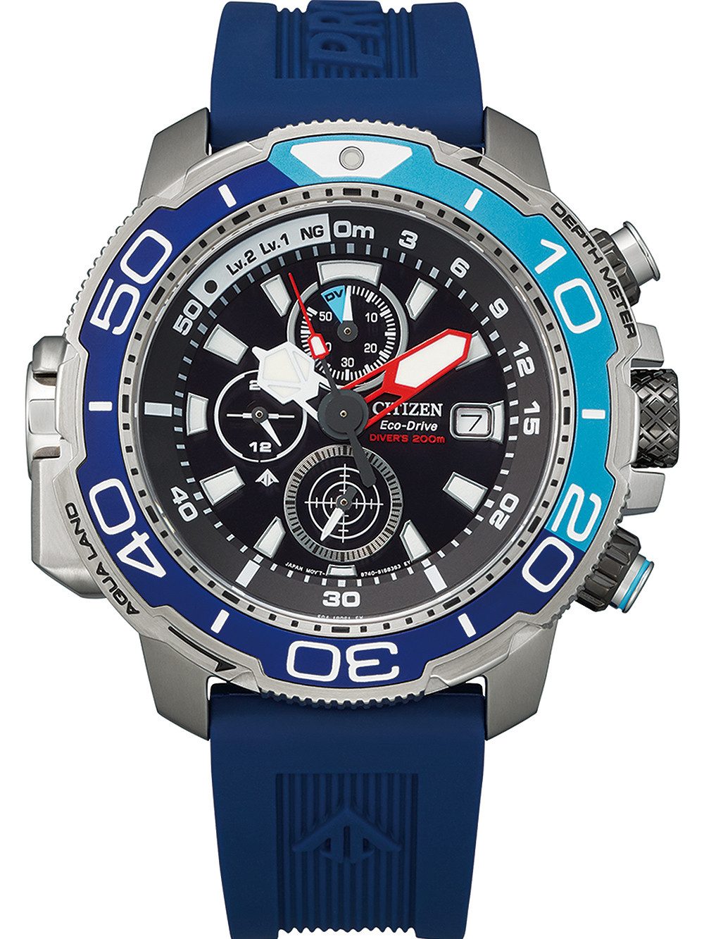 Citizen Quarzuhr Citizen BJ2169-08E Eco-Drive Promaster Marine Taucheruhr Herrenuhr 47m Citizen BJ2169-08E Eco-Drive Promaster Marine Taucheruhr Herrenuhr 47mm
