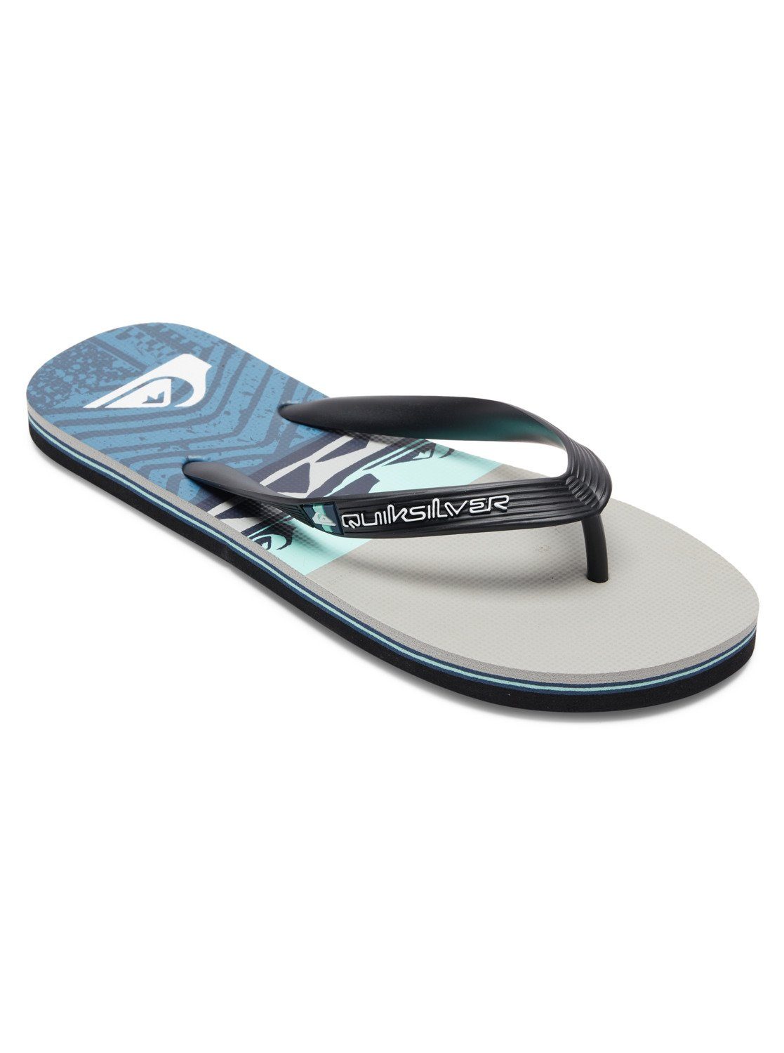 Sandale Panel Quiksilver Molokai Grey/Black/Blue