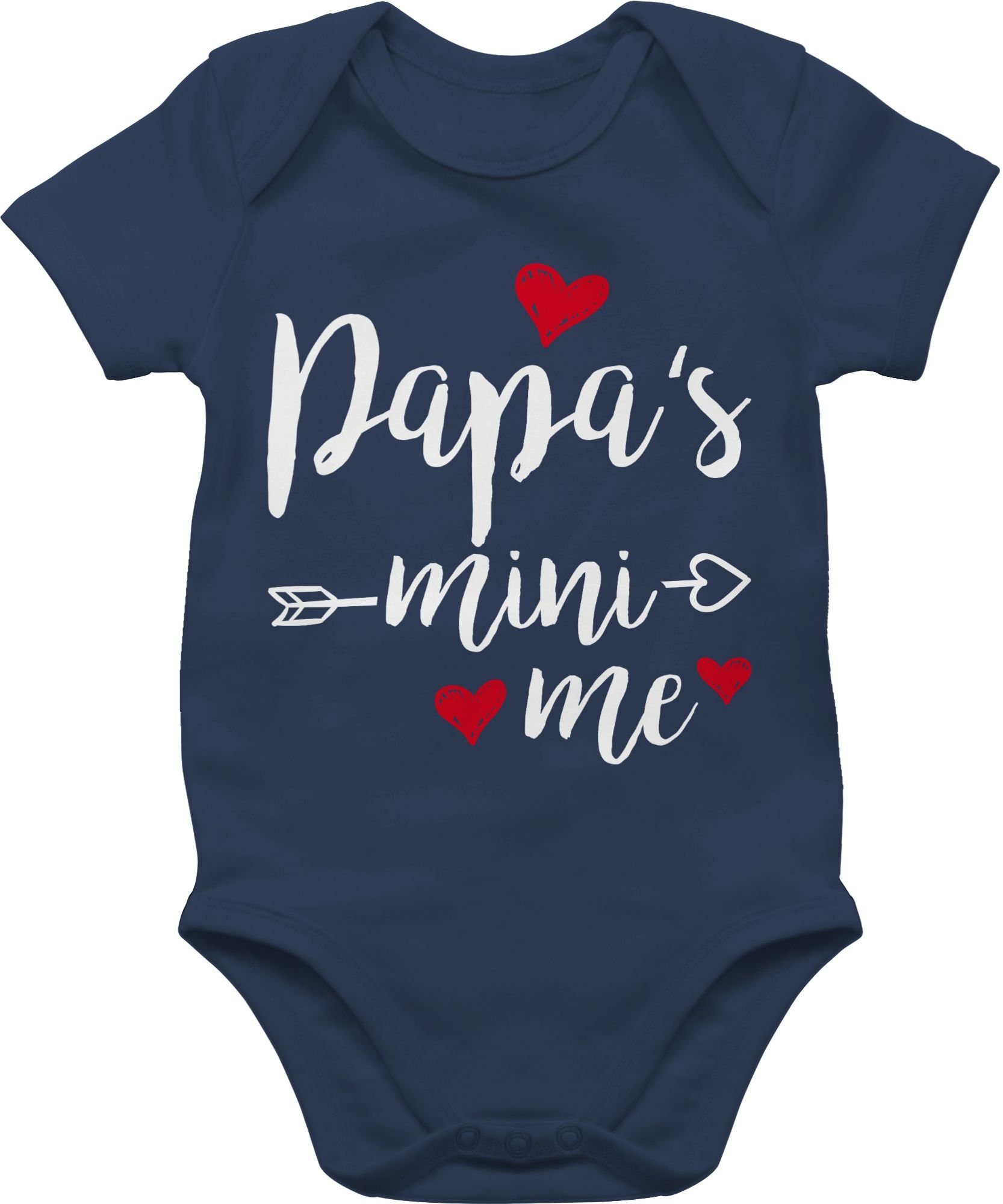 Shirtracer Shirtbody Papas Papa Mini Me - Ich liebe Dich Papa Papa