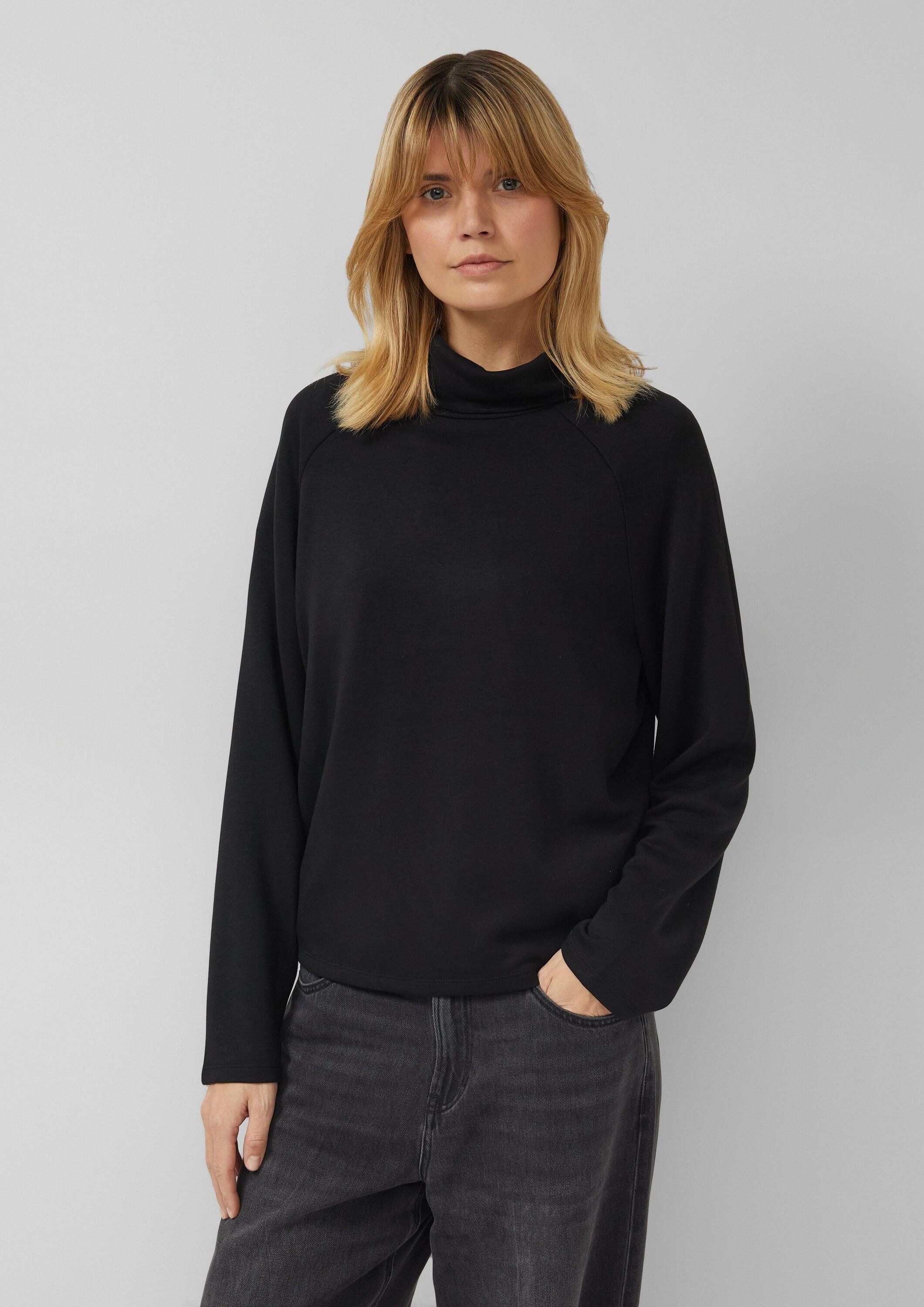 s.Oliver Sweatshirt Sweatshirt Sweatshirt aus Viskosemix im Relaxed Fit