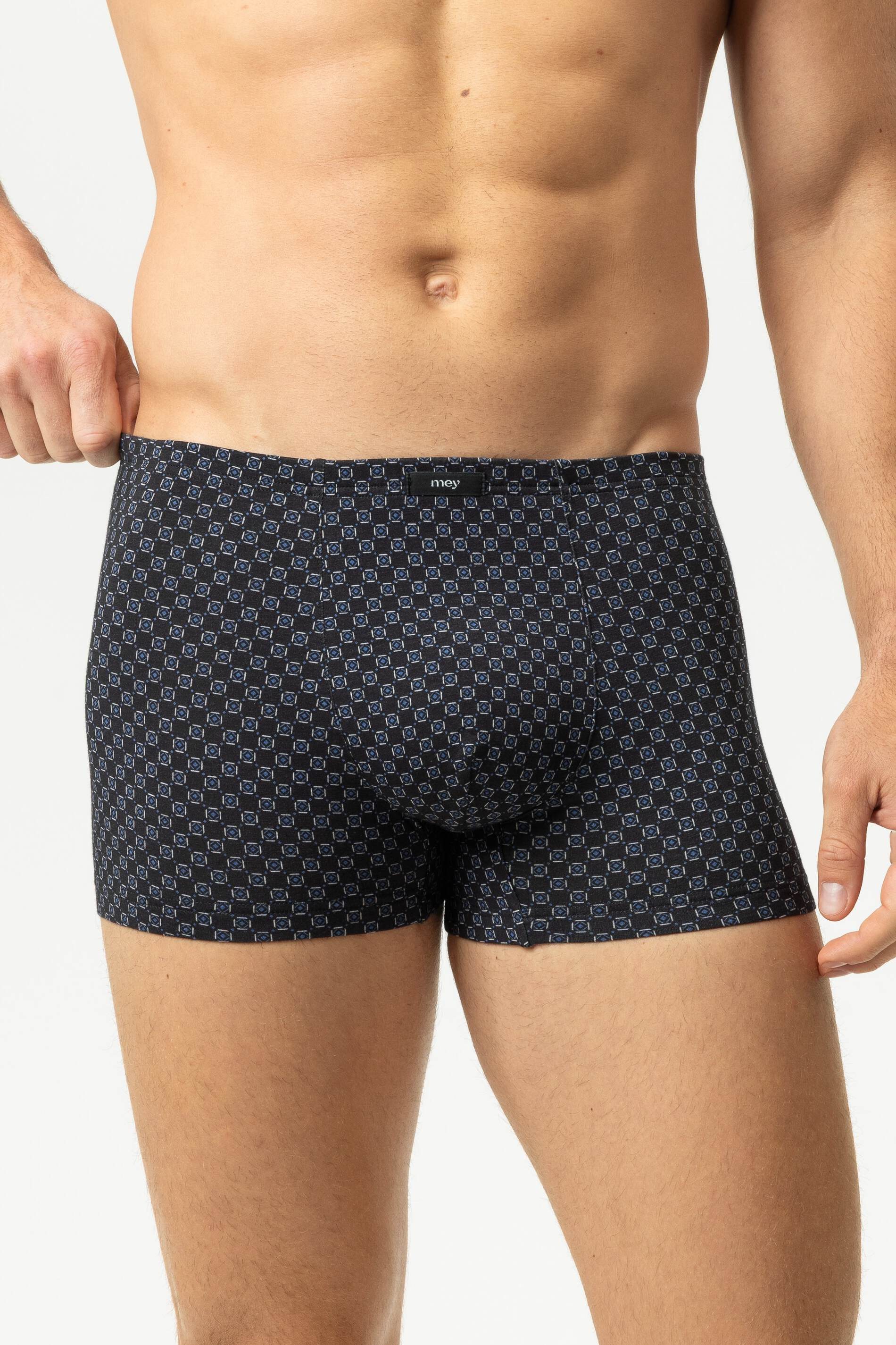 Trunk Mey Shorty Serie White Squares mit Print Shorties