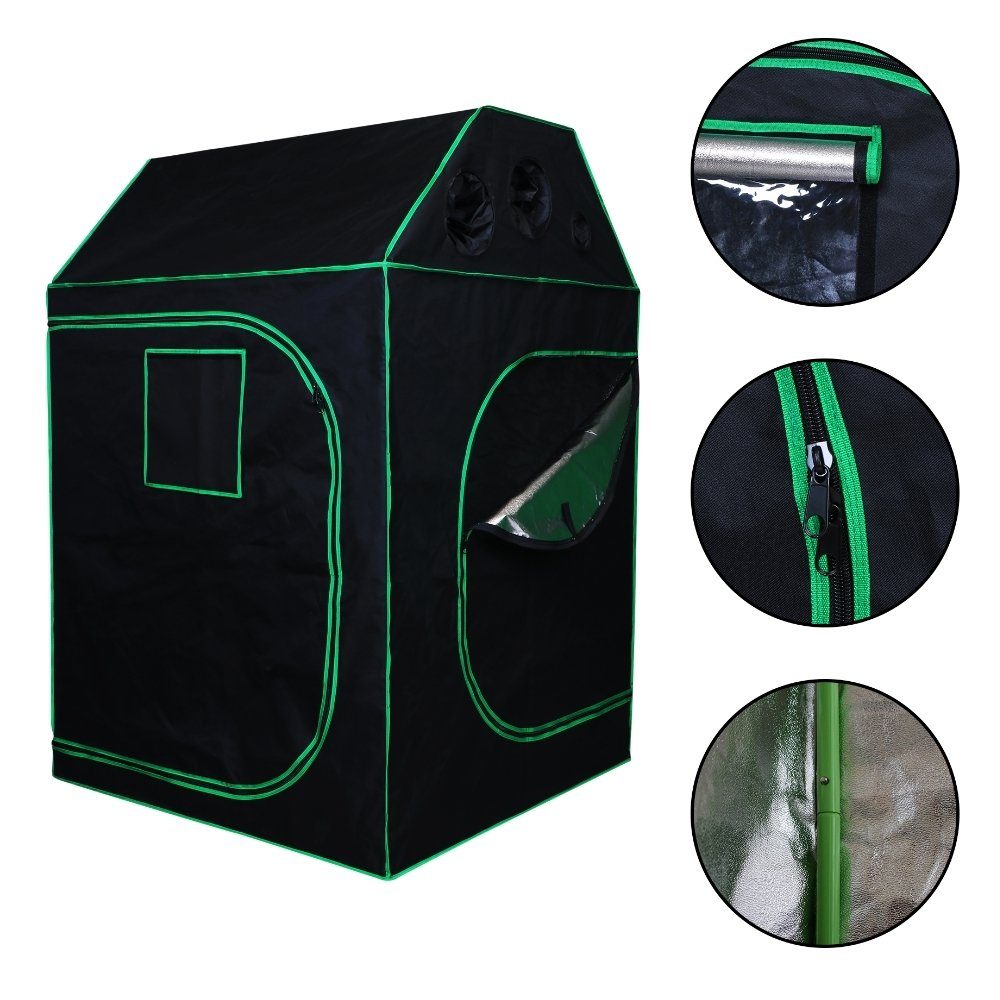Feel2Home Gewächshaus Growbox 120x120x180cm Indoor Gewächshaus günstig online kaufen