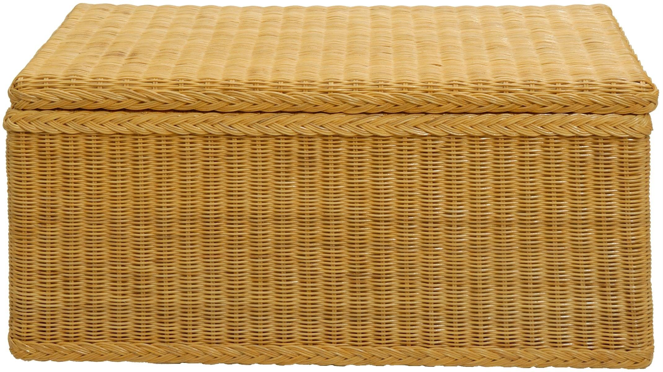 Krines Home Truhe Wäschetruhe mit Deckel günstig online kaufen