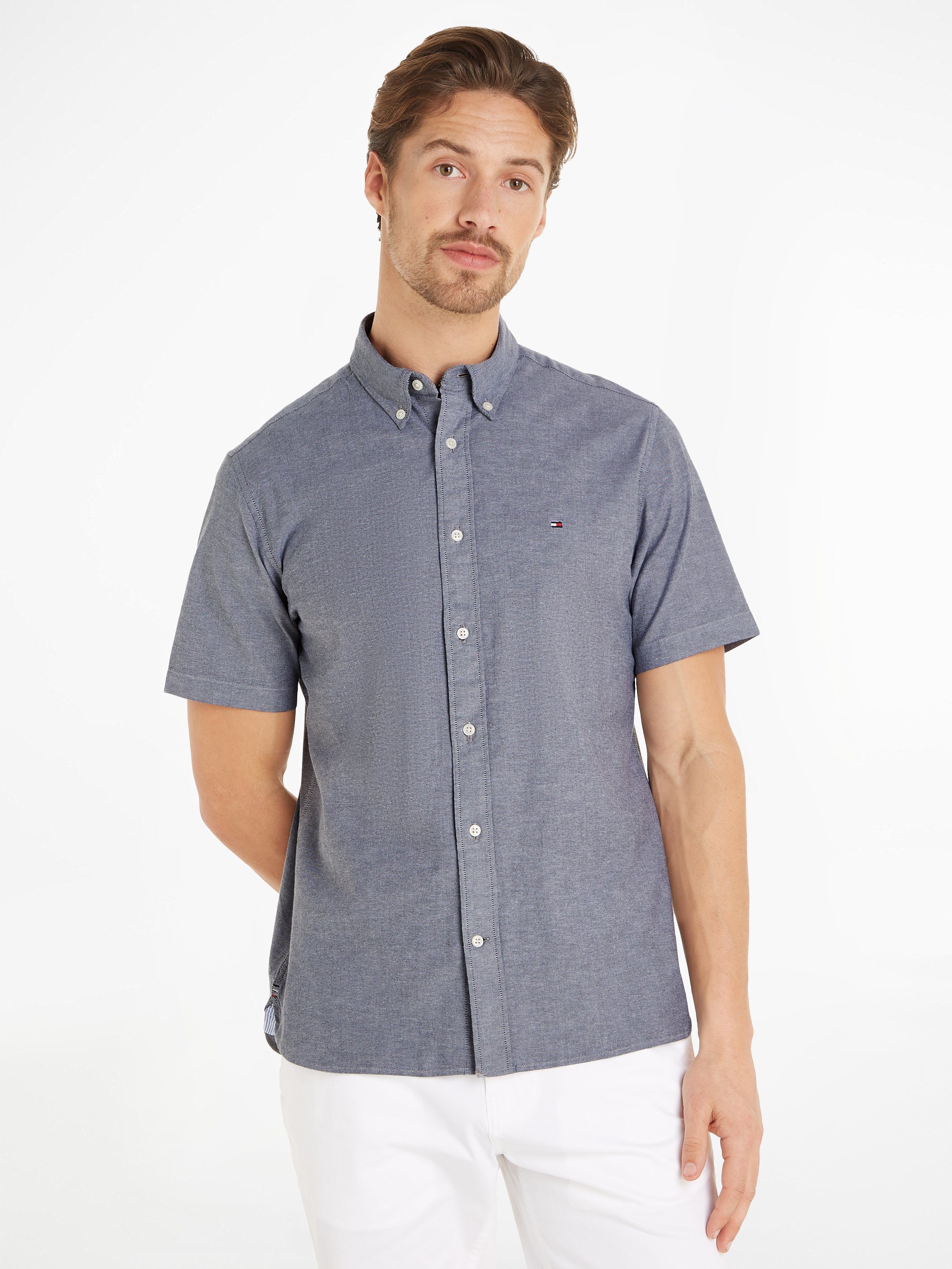 Tommy Hilfiger Kurzarmhemd 1985 FLEX OXFORD günstig online kaufen