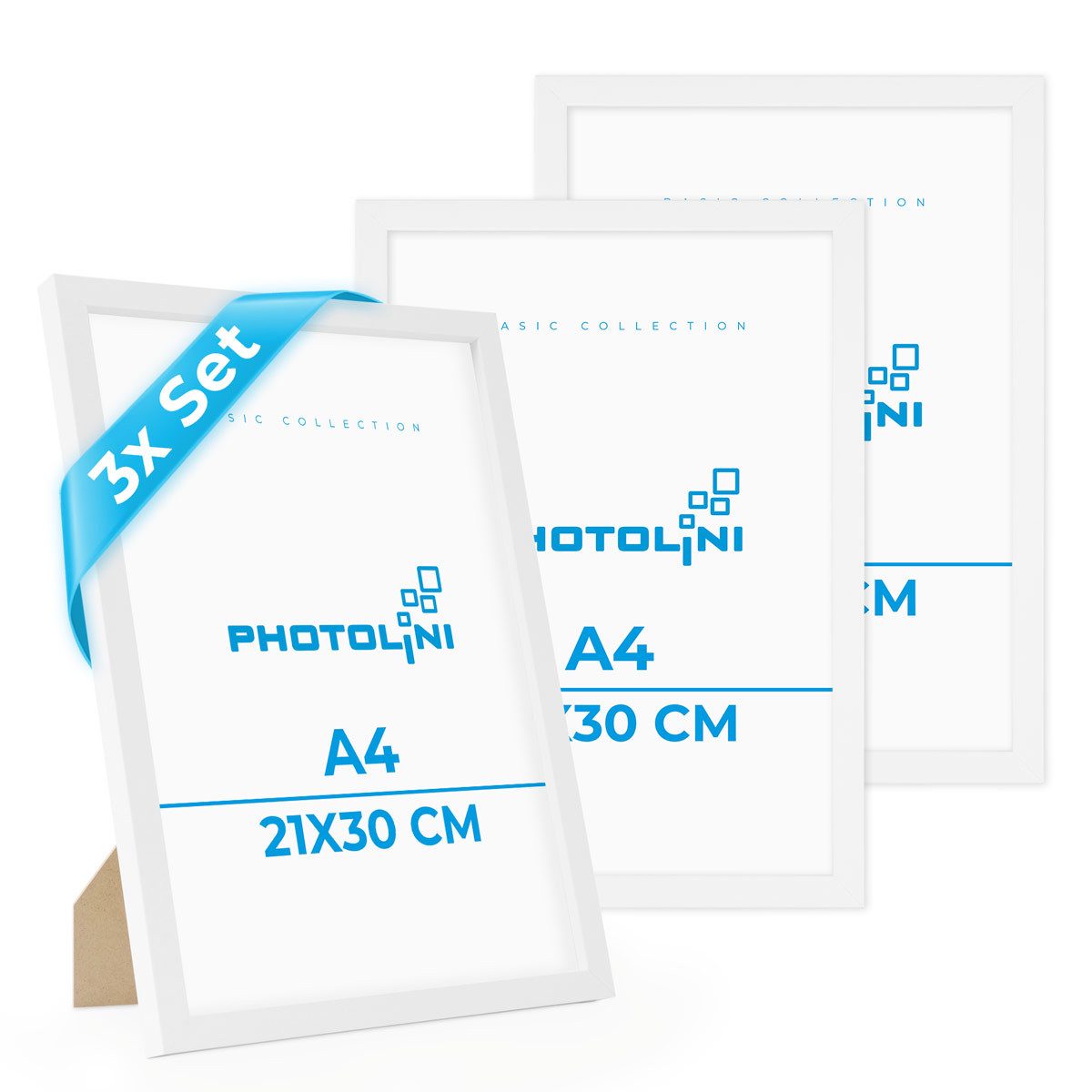 PHOTOLINI Bilderrahmen 3er Set, stabiles MDF-Holz, günstig online kaufen