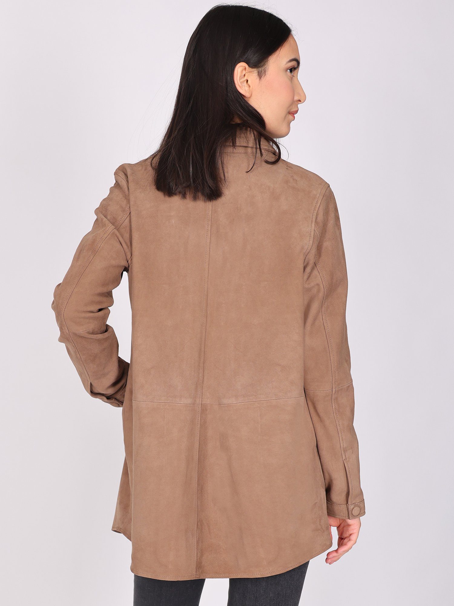 taupe Lederjacke Maze 4202172