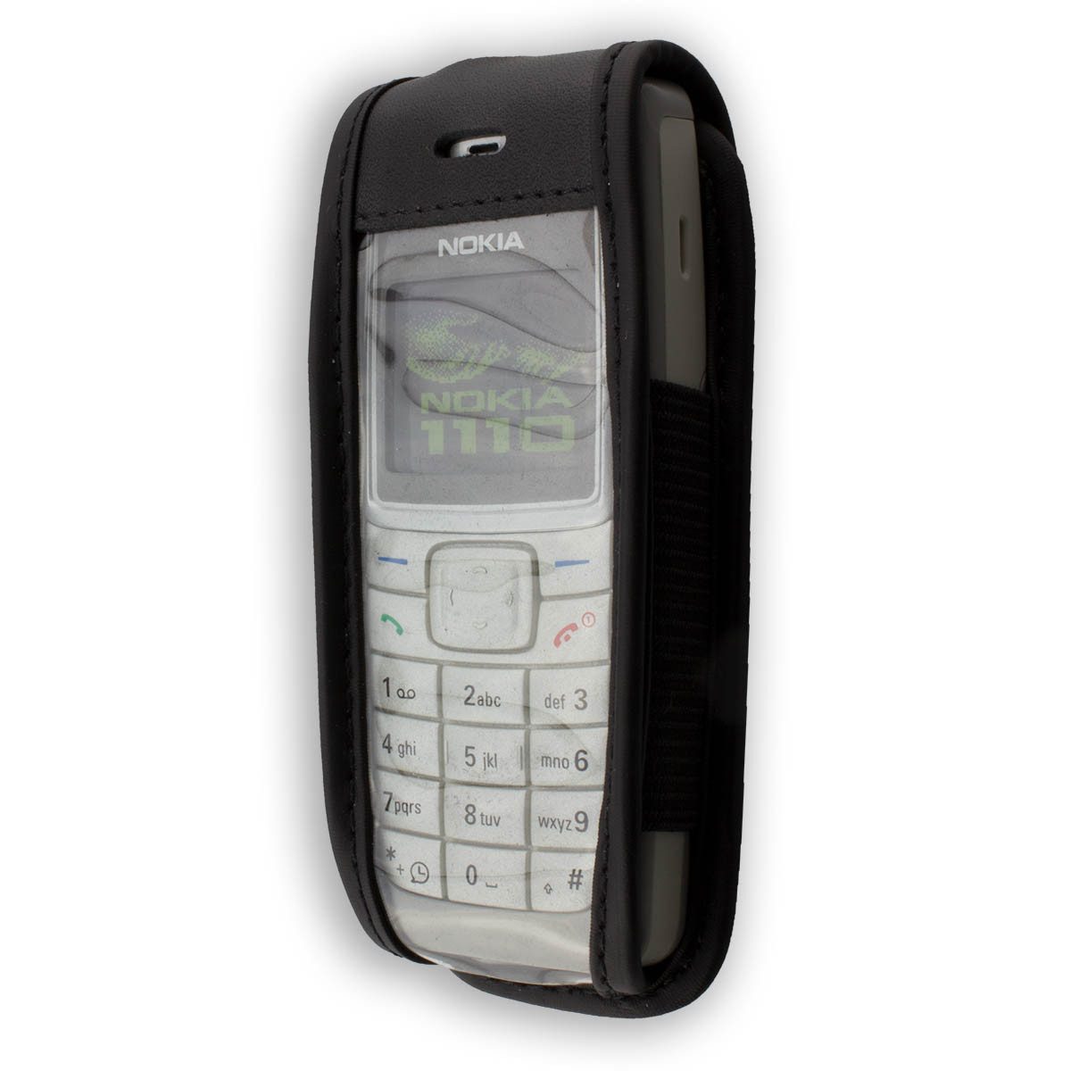 caseroxx Handytasche caseroxx Handytasche mit Gürtelclip für Nokia 1110, schwarz (Einzelartikel, 1-tlg., Ledertasche mit Gürtelclip)