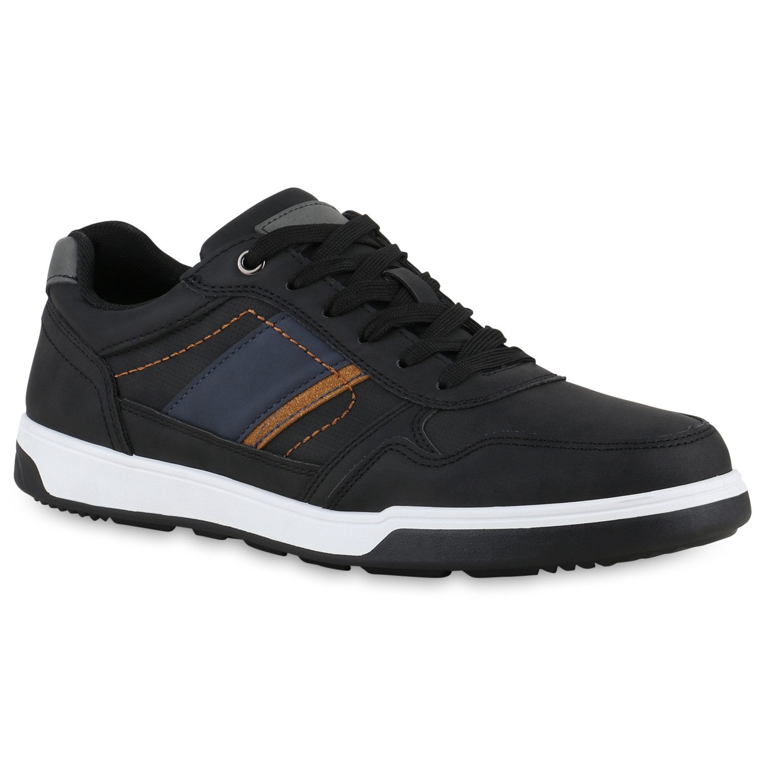 VAN HILL 839999 Sneaker Herren Sneaker Low Schnürer Bequeme Profil-Sohle