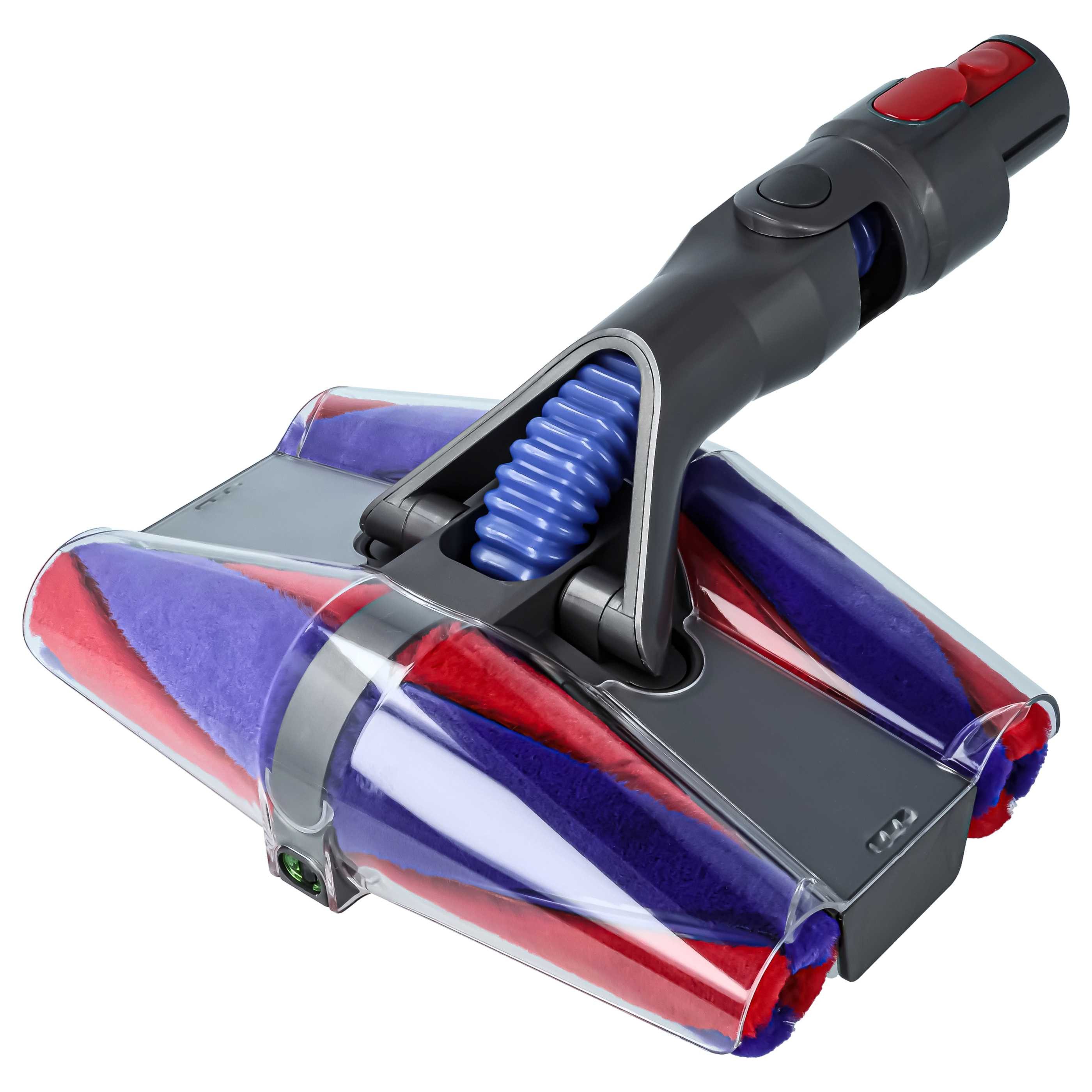 vhbw Bodendüse passend für Dyson V12, V7, V8, V11, V15 Akku-Staubsauger, Staubsaugerbürste, Möbelpinsel für Bodenstaubsauger mit 35 mm