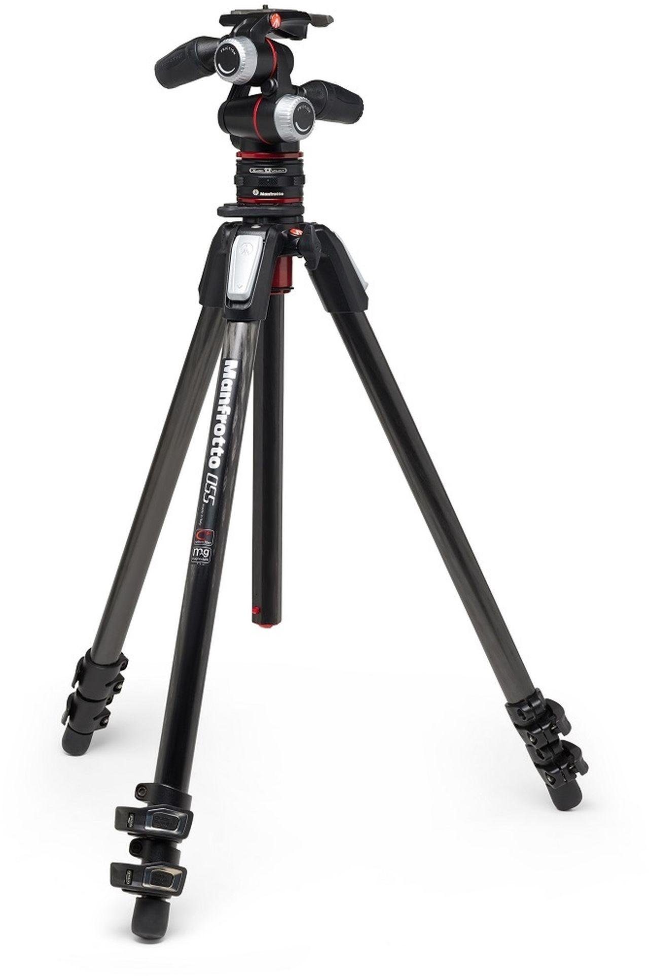 MT055CXPRO3 Set inkl. MHXPRO-3W Neiger und Move QR Stativhalterung