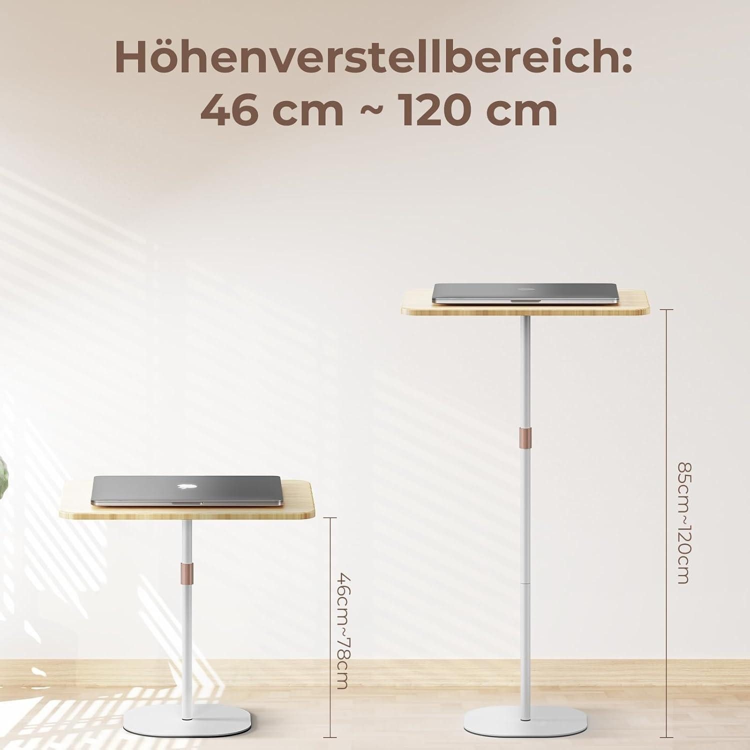 LuxusKollektion Stehpult Stehpult Höhenverstellbar Laptop Ständer 46-120cm