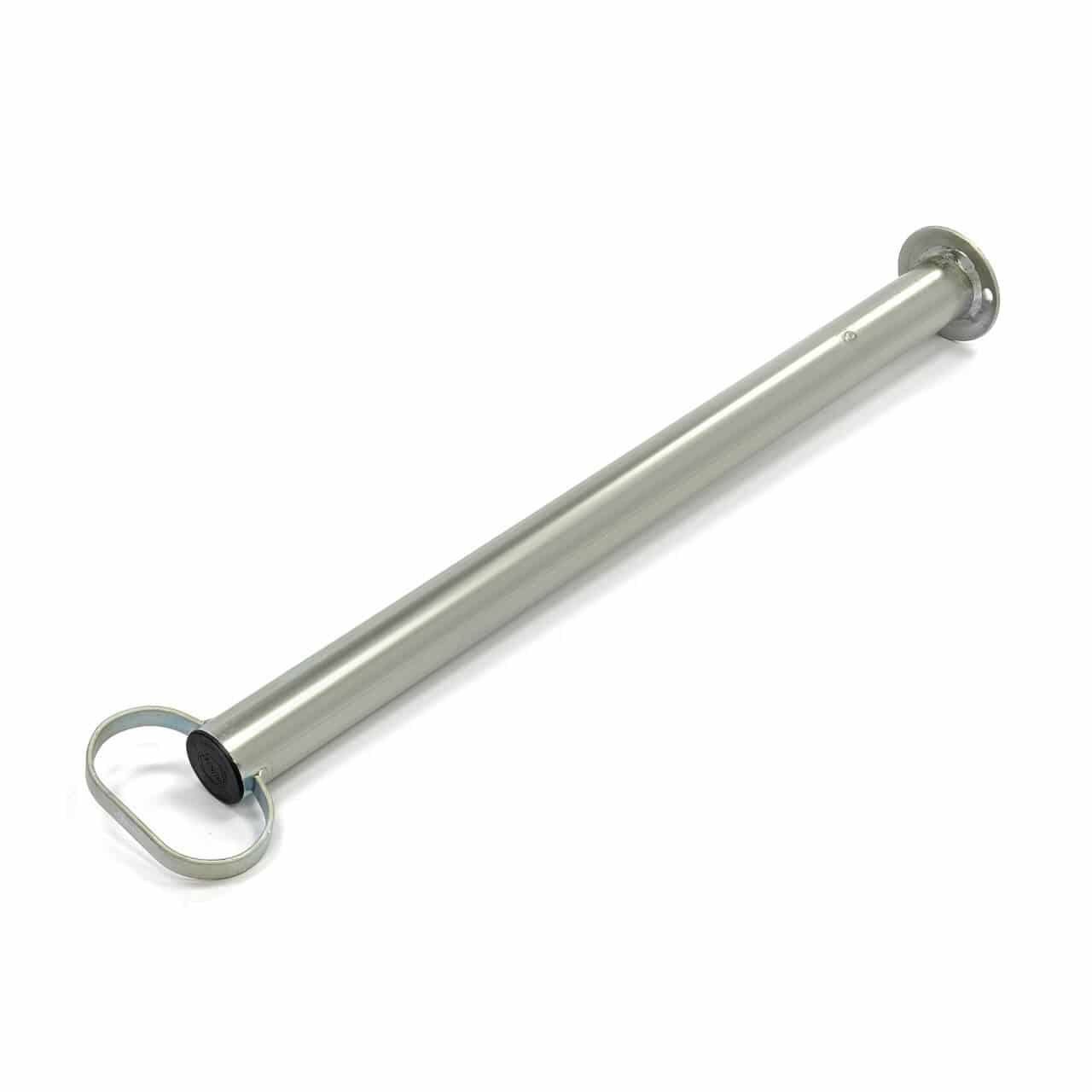 ProPlus Anhänger-Abstellstütze Abstellstütze Ø 48 mm, Ø 4.8 cm, (1-tlg), Stützfuss Stützrohr Schiebestützen Länge 650 mm Anhängerstütze Stahl verzinkt Anhängerzubehör