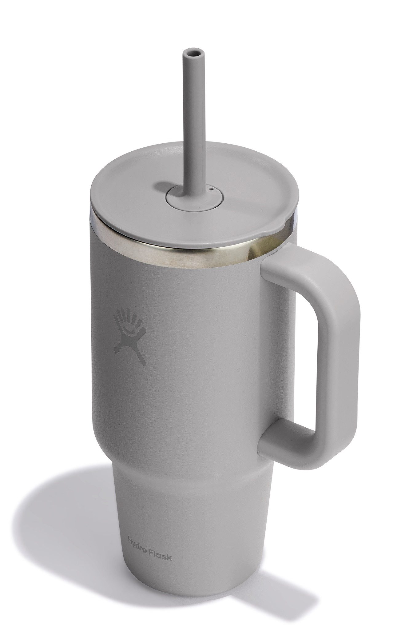 Hydro Flask Thermobecher All Around Travel Tumbler in den Größen 24 oz/ 32 oz / 40 oz, 1-tlg., Edelstahl, Thermo Cup mit Strohhalm, 709 ml/ 946 ml/ 1182 ml