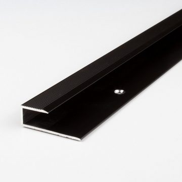 PROVISTON Abschlussprofil Aluminium, 34 x 8.5 x 1000 mm, Silber, Einfass- & Abschlussprofile