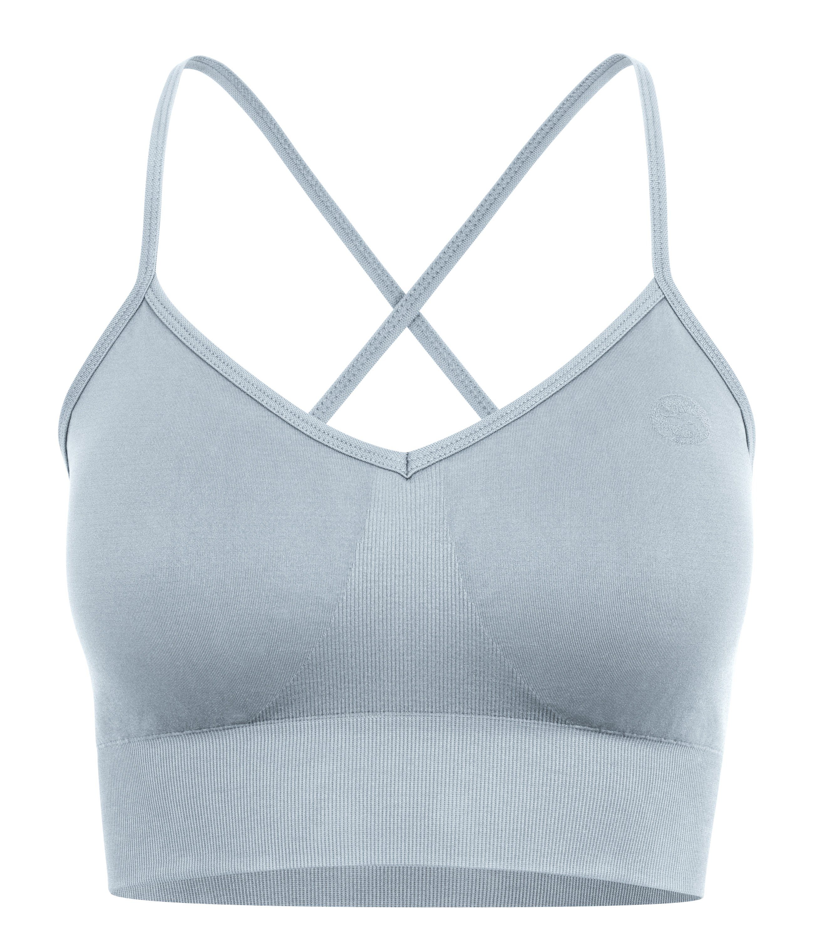 Stark Soul® Sport-Bustier Seamless Bra OPAQUE mit herausnehmbaren Cups