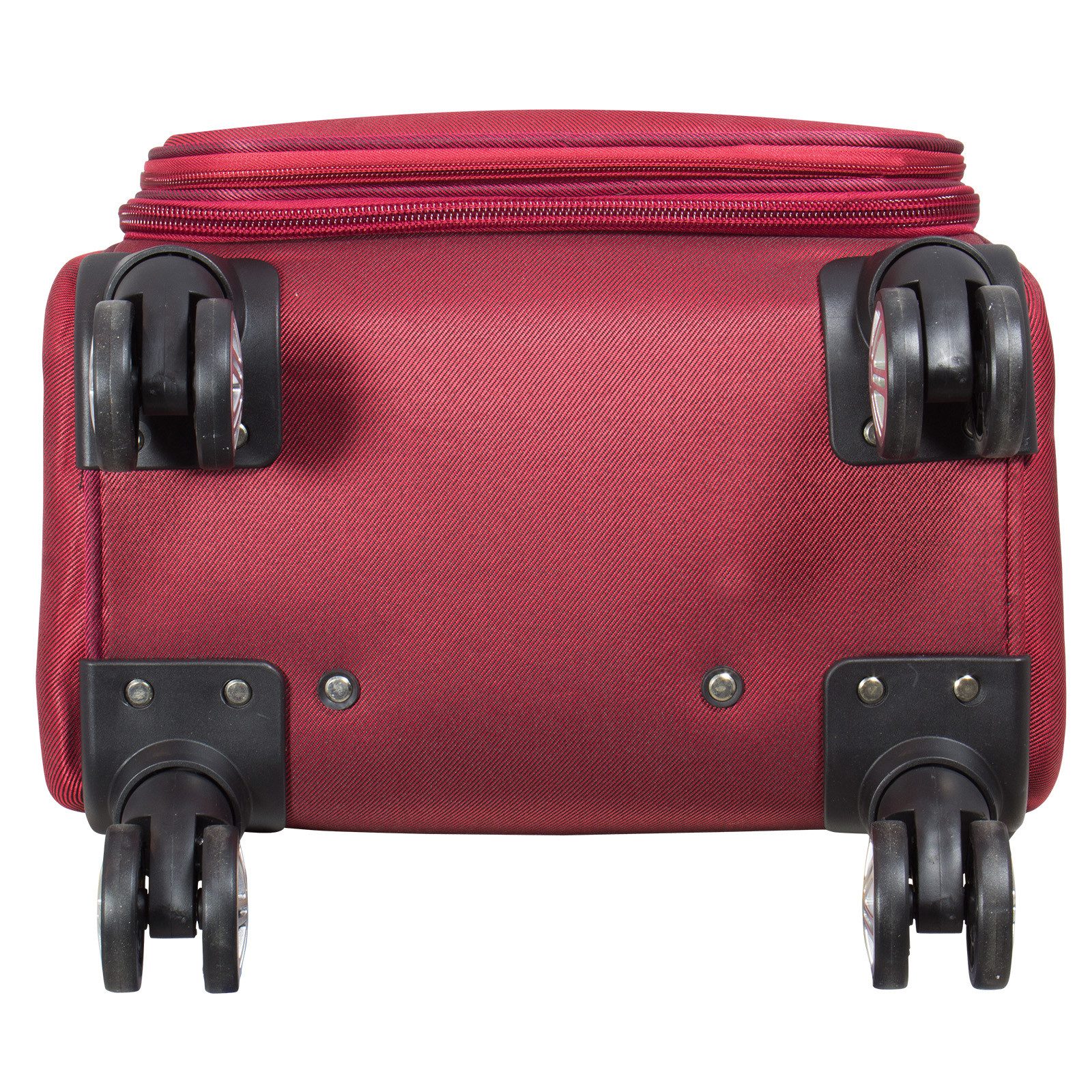 Trendyshop365 Weichgepäck-Trolley Maribor, 4 Größen, 4 Farben, 4 Rollen, Weichgepäck, Zwillingsrollen, Zahlenschloss, 2 Außentaschen, Dehnfalte – Bild 4 von 5
