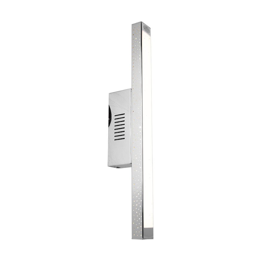 WOFI LED Wandleuchte, LED-Leuchtmittel fest verbaut, Warmweiß, Wandleuchte Wandlampe LED Touchdimmer 3 Stufen silber Wohnzimmerlampe