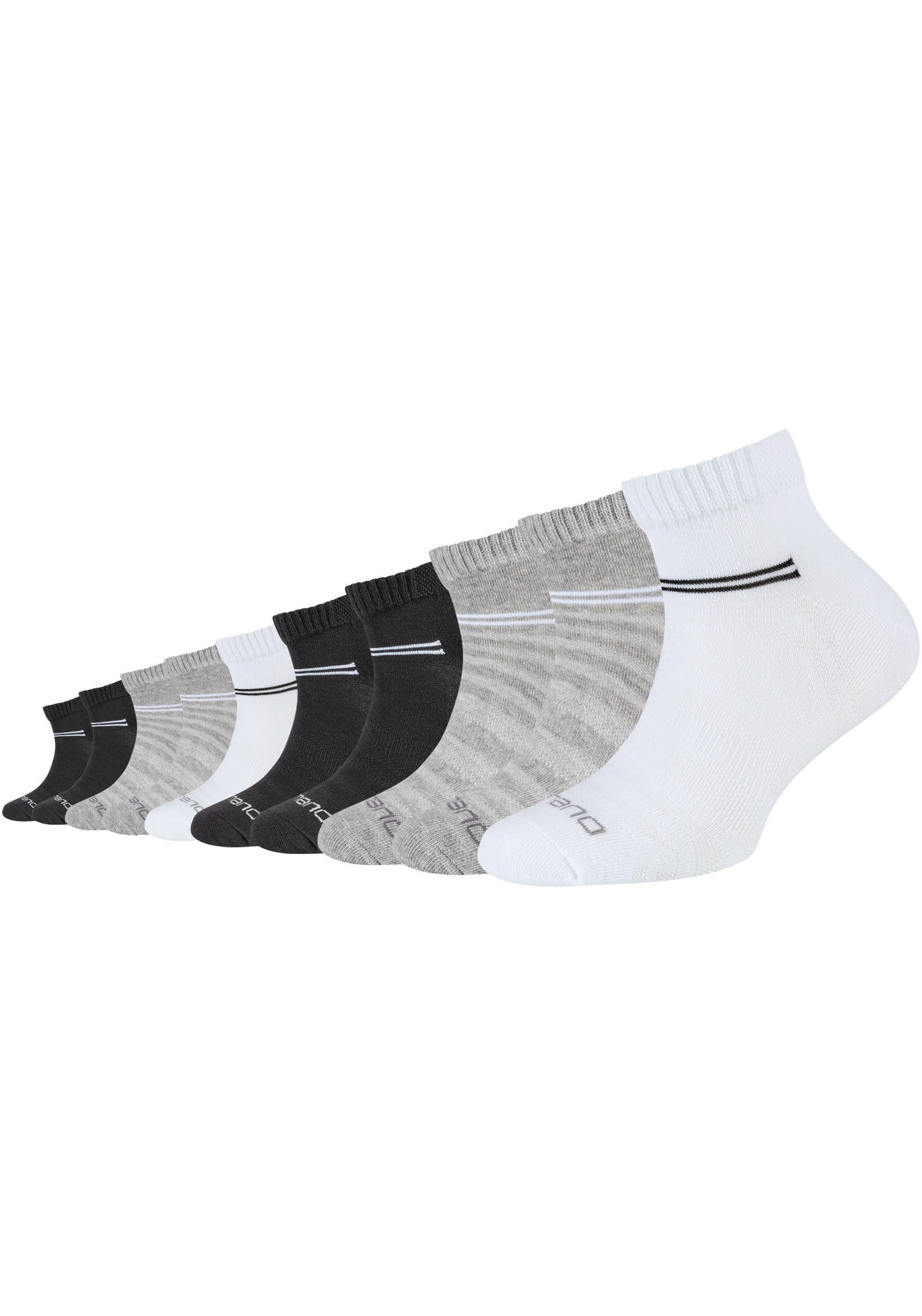 Camano Sneakersocken mesh ventilation (10-Paar) Mesh-Belüftung für perfektes Fußklima bei jeder Aktivität
