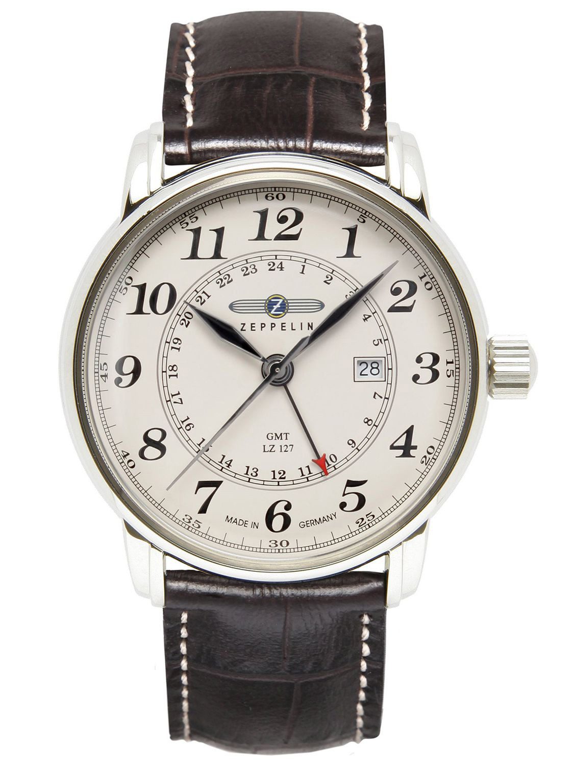 ZEPPELIN Quarzuhr Zeppelin 7642-5 LZ-127 Herrenuhr 42mm 5ATM Zeppelin 7642- günstig online kaufen