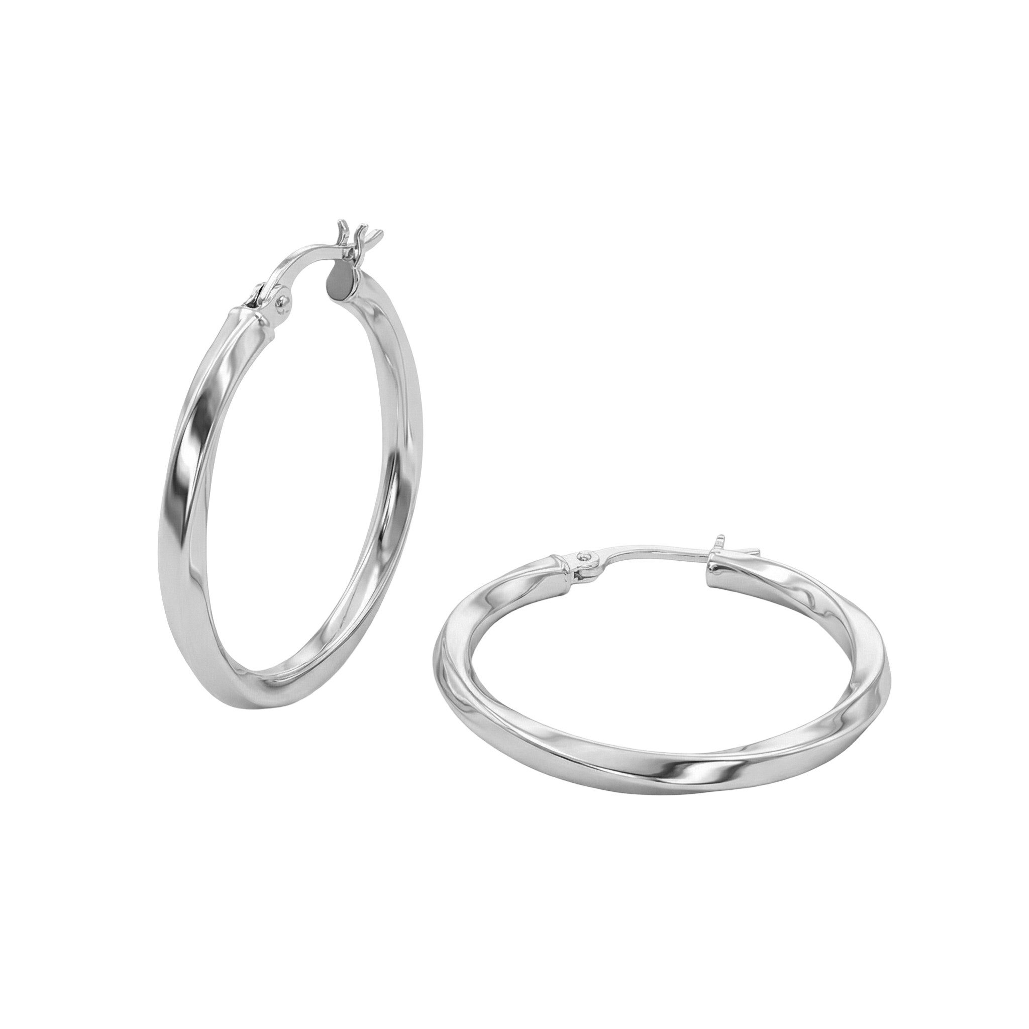 Amor Paar Creolen (No information, No information), 925 Silber Damen Schmuck - 9966318