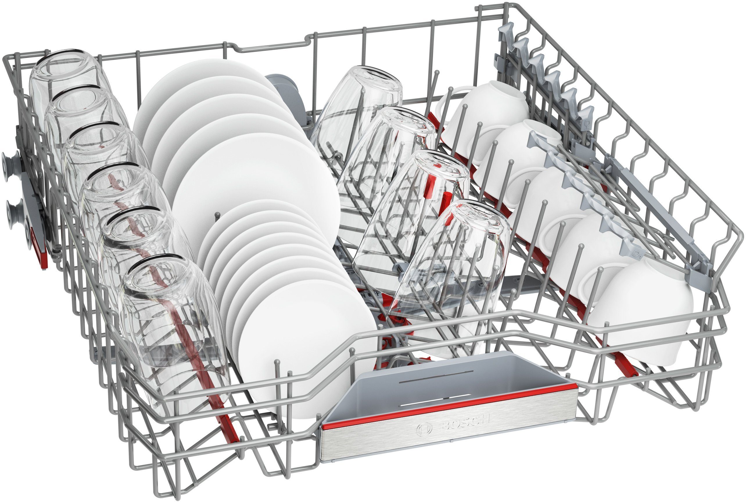 BOSCH Unterbaugeschirrspüler Serie 6 SMU6ZCS16E, 14 Maßgedecke, Mit 3-fach Rack Matic, flexible Körbe – Bild 4 von 5