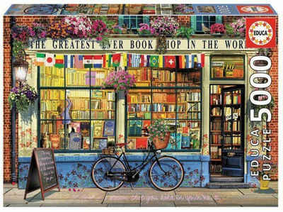 Carletto Puzzle Educa Puzzle - Bookshop in the World 5000 Teile, 5000 Puzzleteile