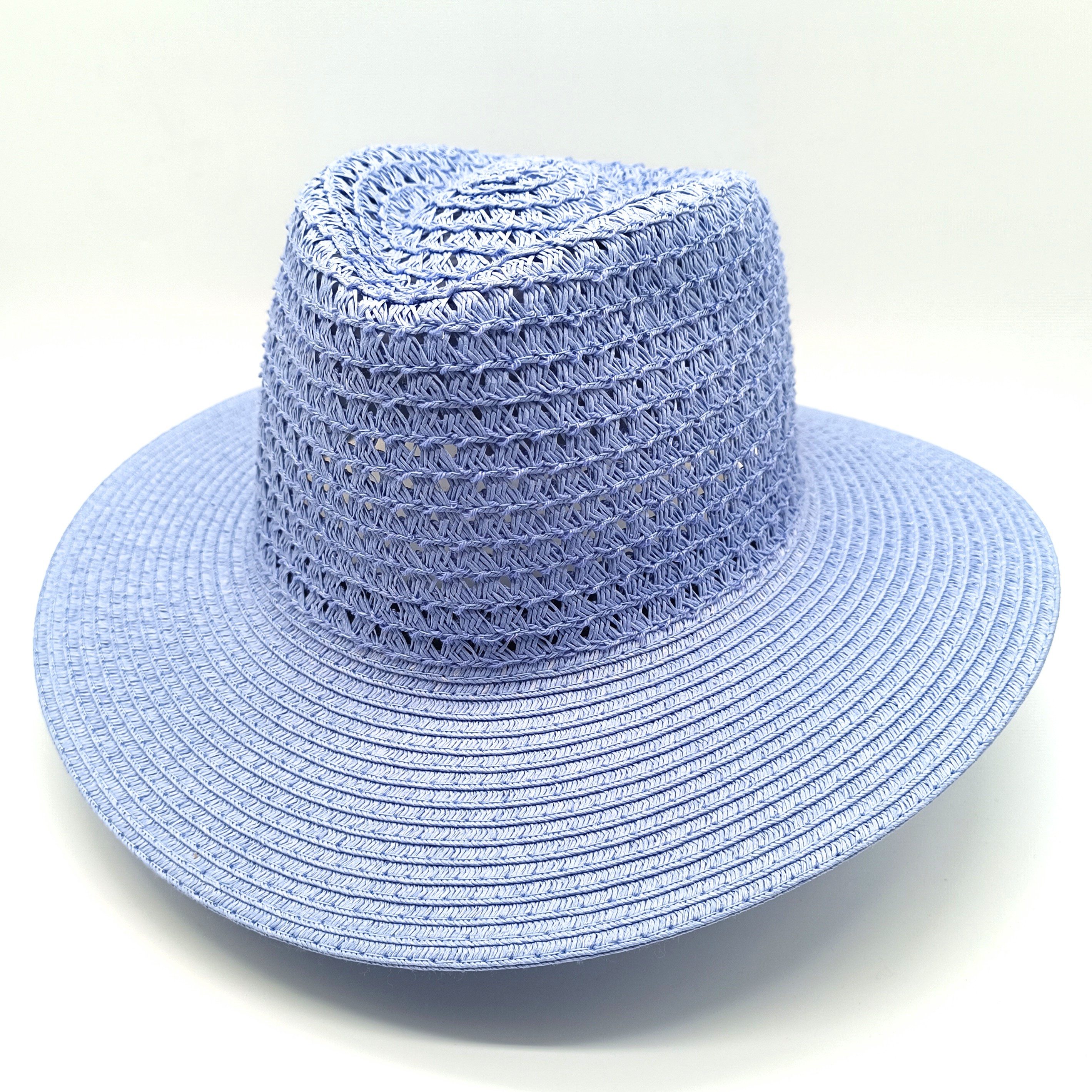 Strohhut DA-Strohhut hellblau