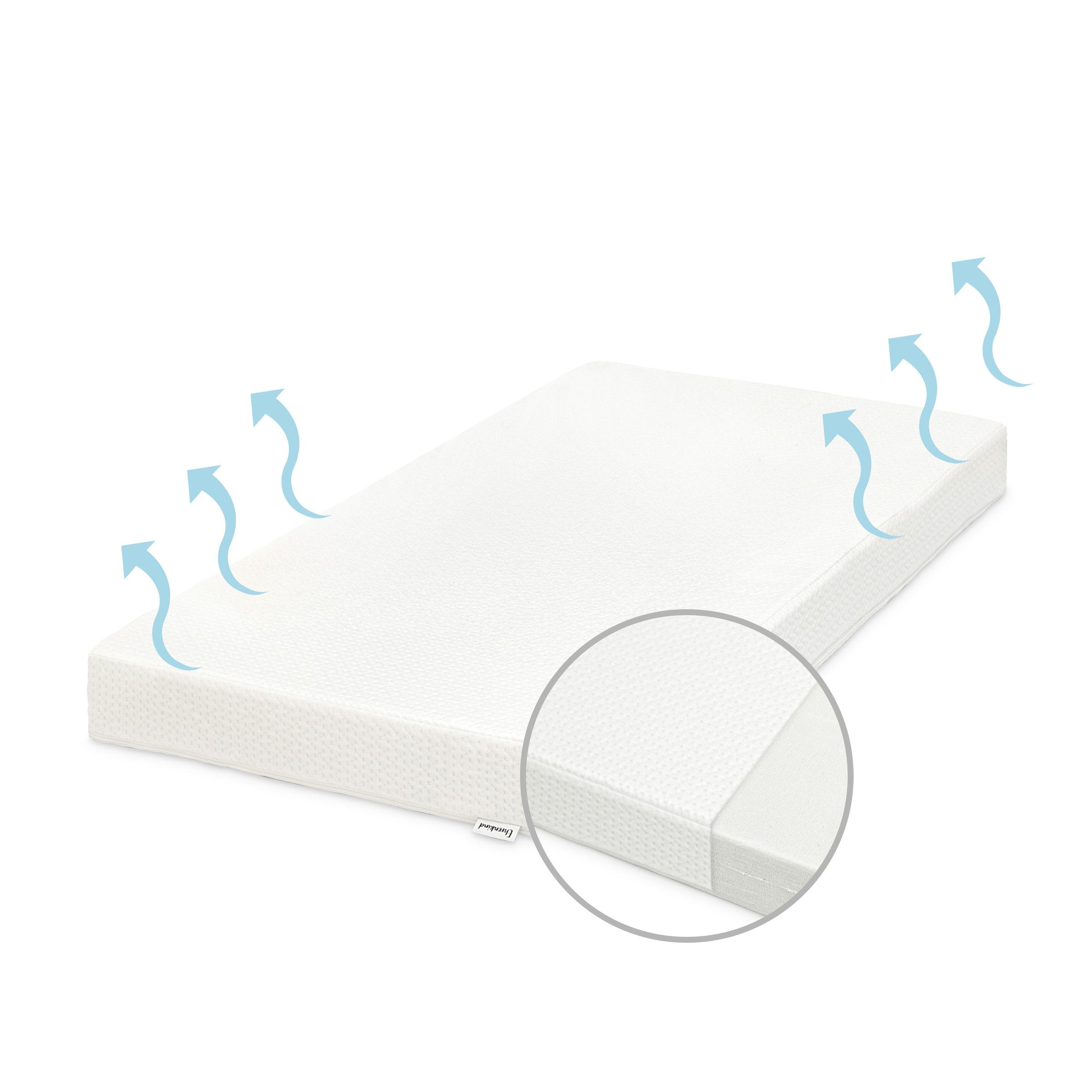 Kindermatratze Royal Pro wasserdicht, Ehrenkind, 10 cm hoch, (HR-Kaltschaum mit Rundum-Membran, atmungsaktiv & Nässeschutz), Made in Germany