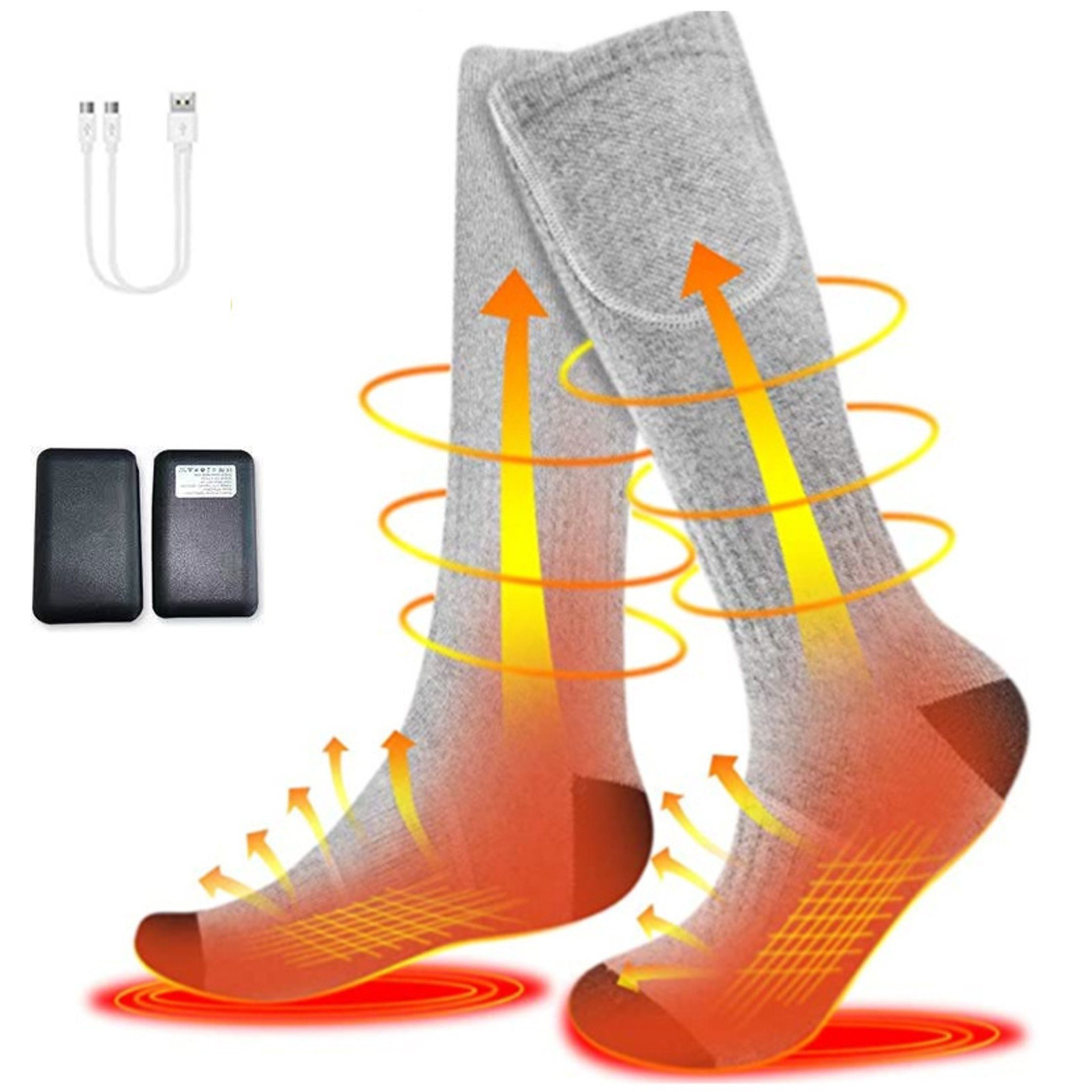 KINSI Funktionssocken Heizsocken Elektrisch,Wärmesocken mit intelligenter günstig online kaufen