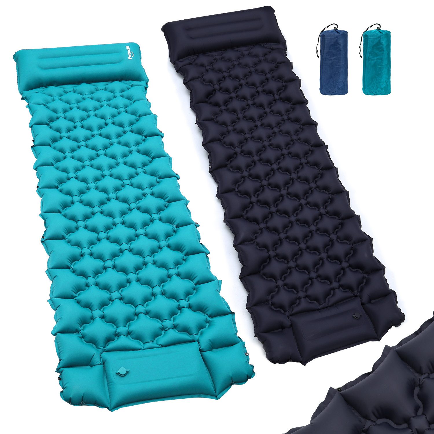 Clanmacy Isomatte Isomatte Selbstaufblasende Campingmatte für Camping/Outdoor, 192*60cm