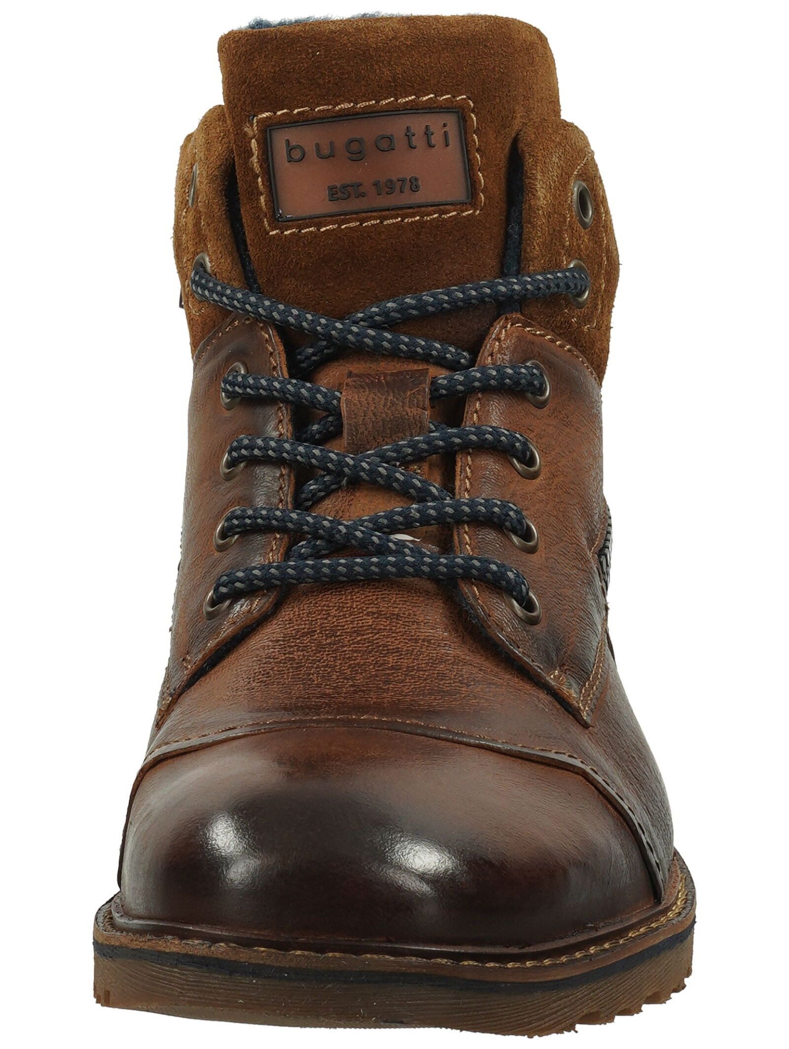 bugatti bugatti Stiefelette Leder Schnürstiefelette