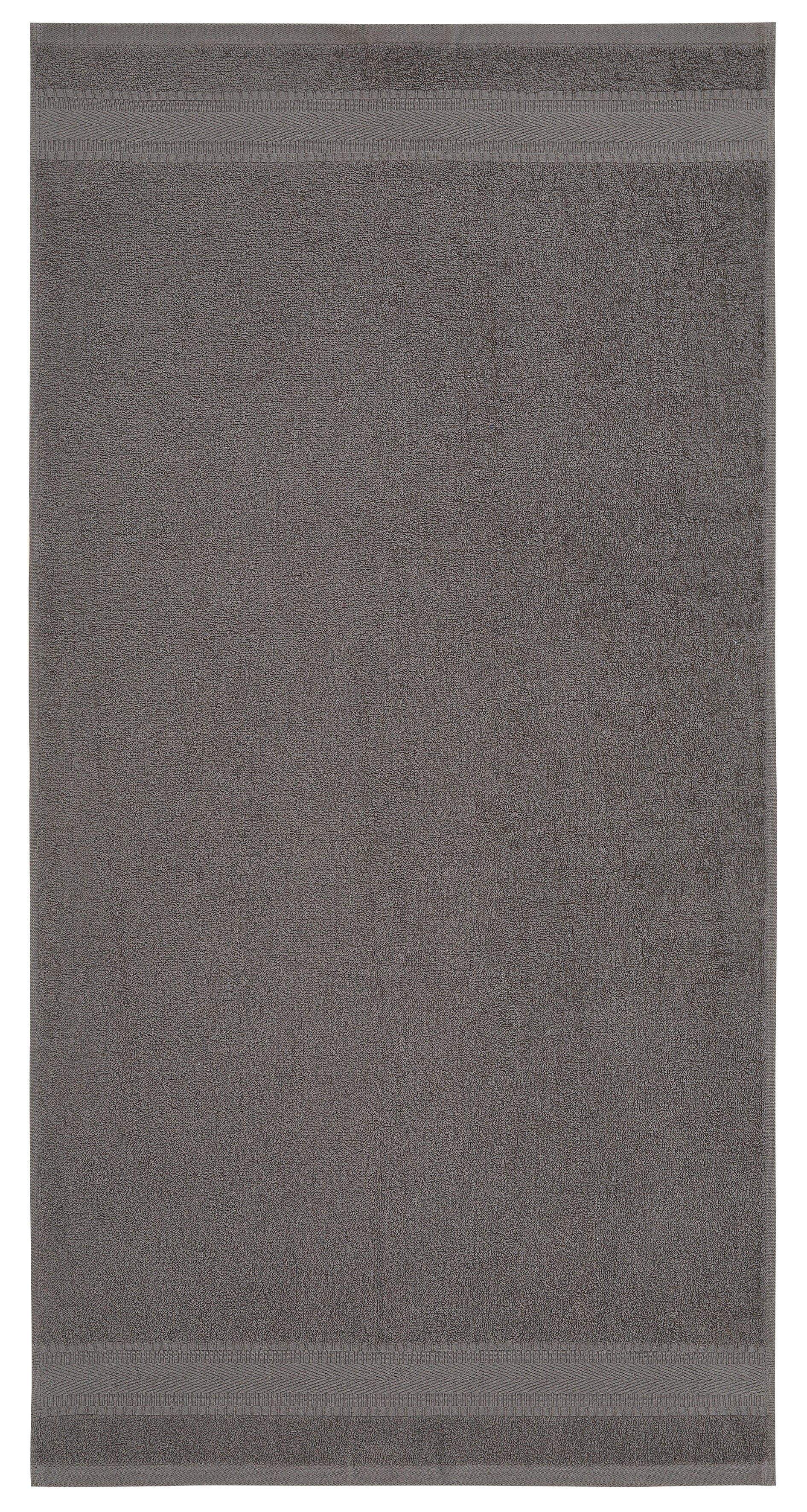 OTTO home Handtuch Set Afri, Duschtücher, Handtücher, Gästetücher, Seiftücher, Walkfrottee (Set, 10-St), zweifarbig, 100% Baumwolle, weich, mit Bordüre