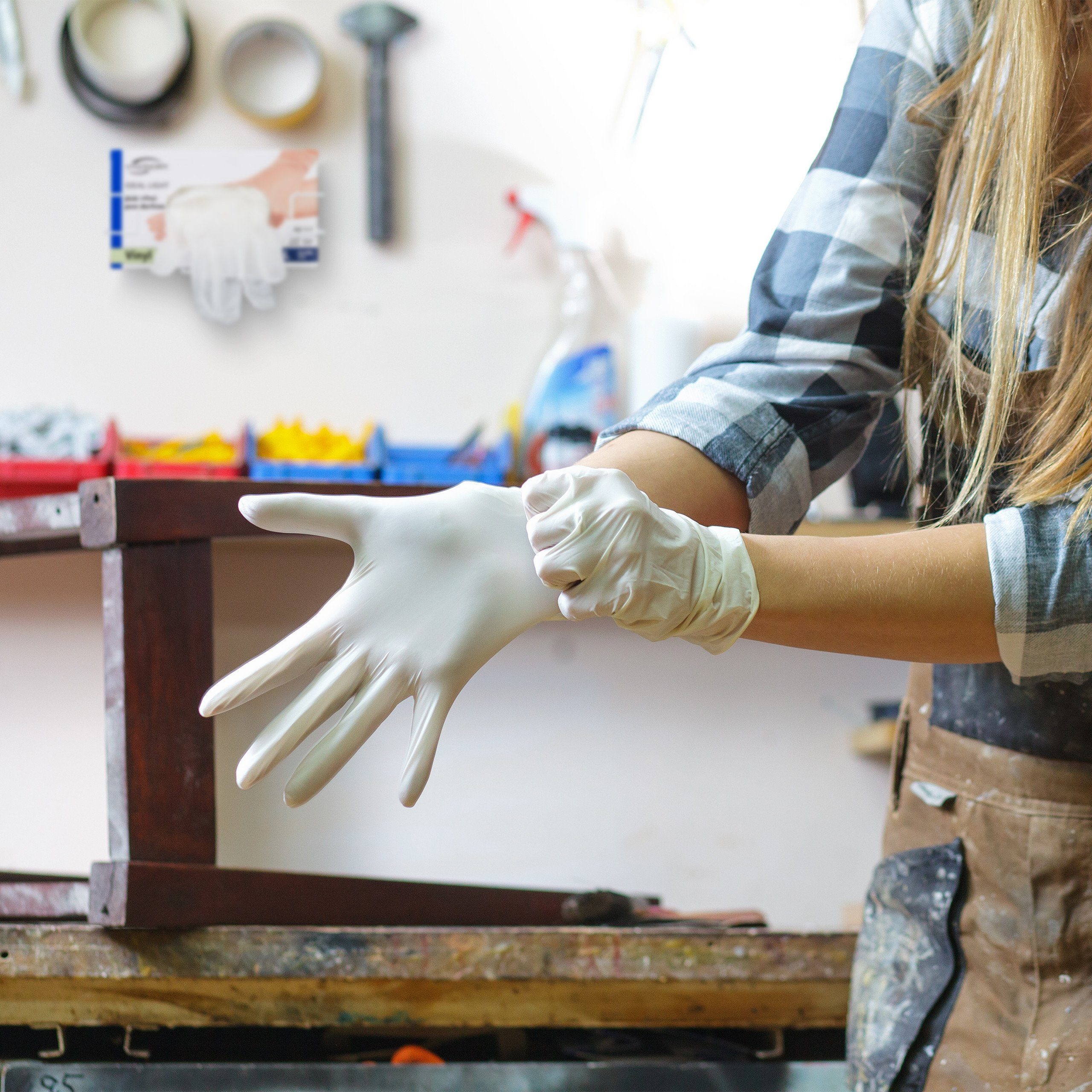 relaxdays Einweghandschuhe Handschuhspender 2er Set