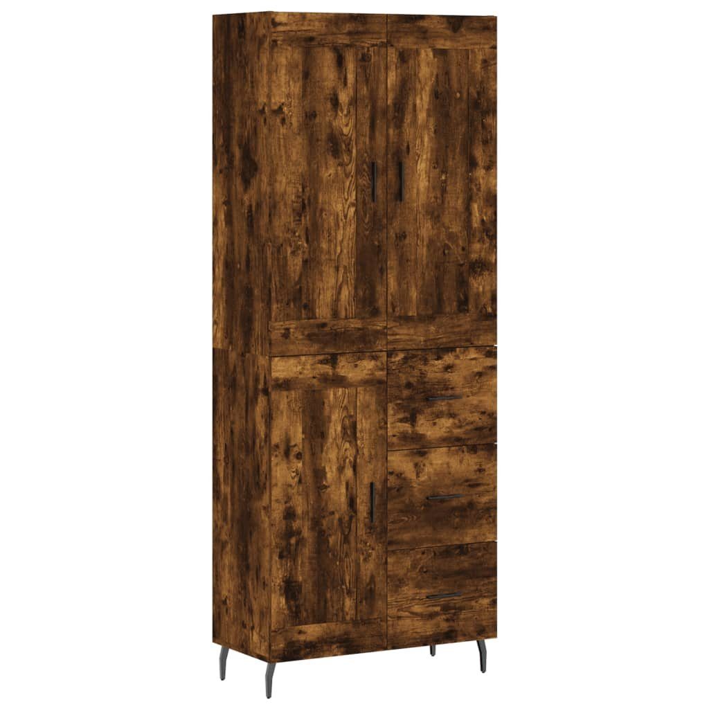 vidaXL Highboard Highboard Räuchereiche 69,5x34x180 cm günstig online kaufen