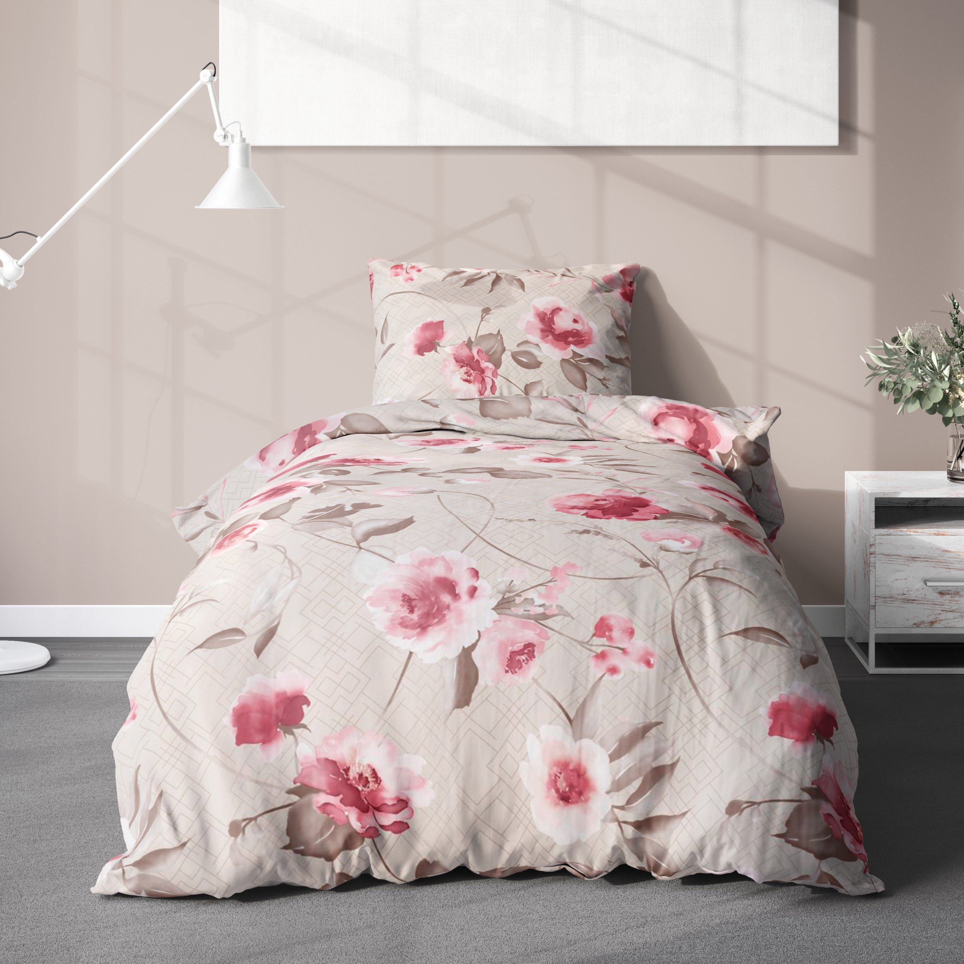 LINKHOFF Bettwäsche Blumen Bettwäsche 135x200 oder günstig online kaufen